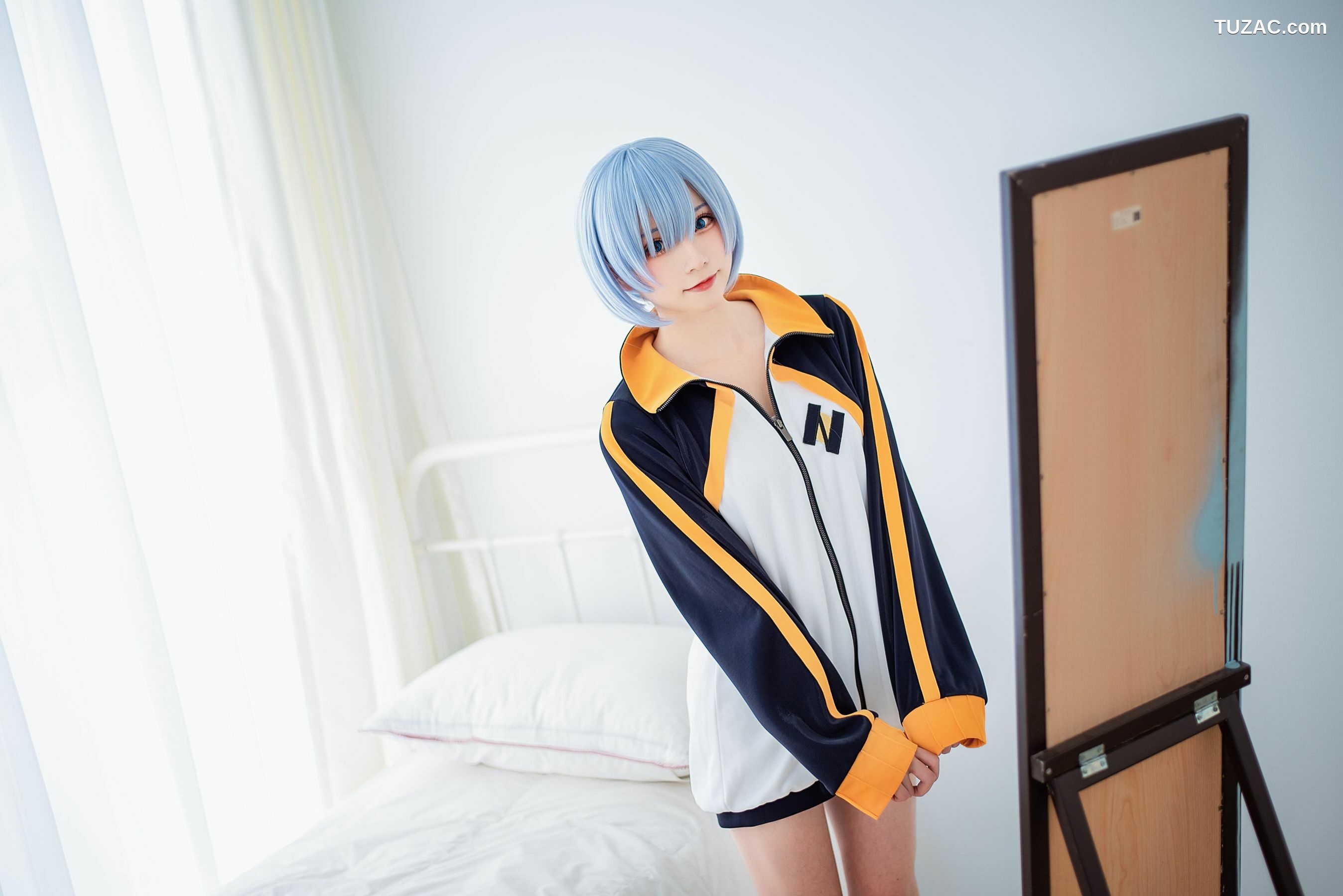 网络美女_ Kitaro_绮太郎 - 蕾姆运动服[18P]