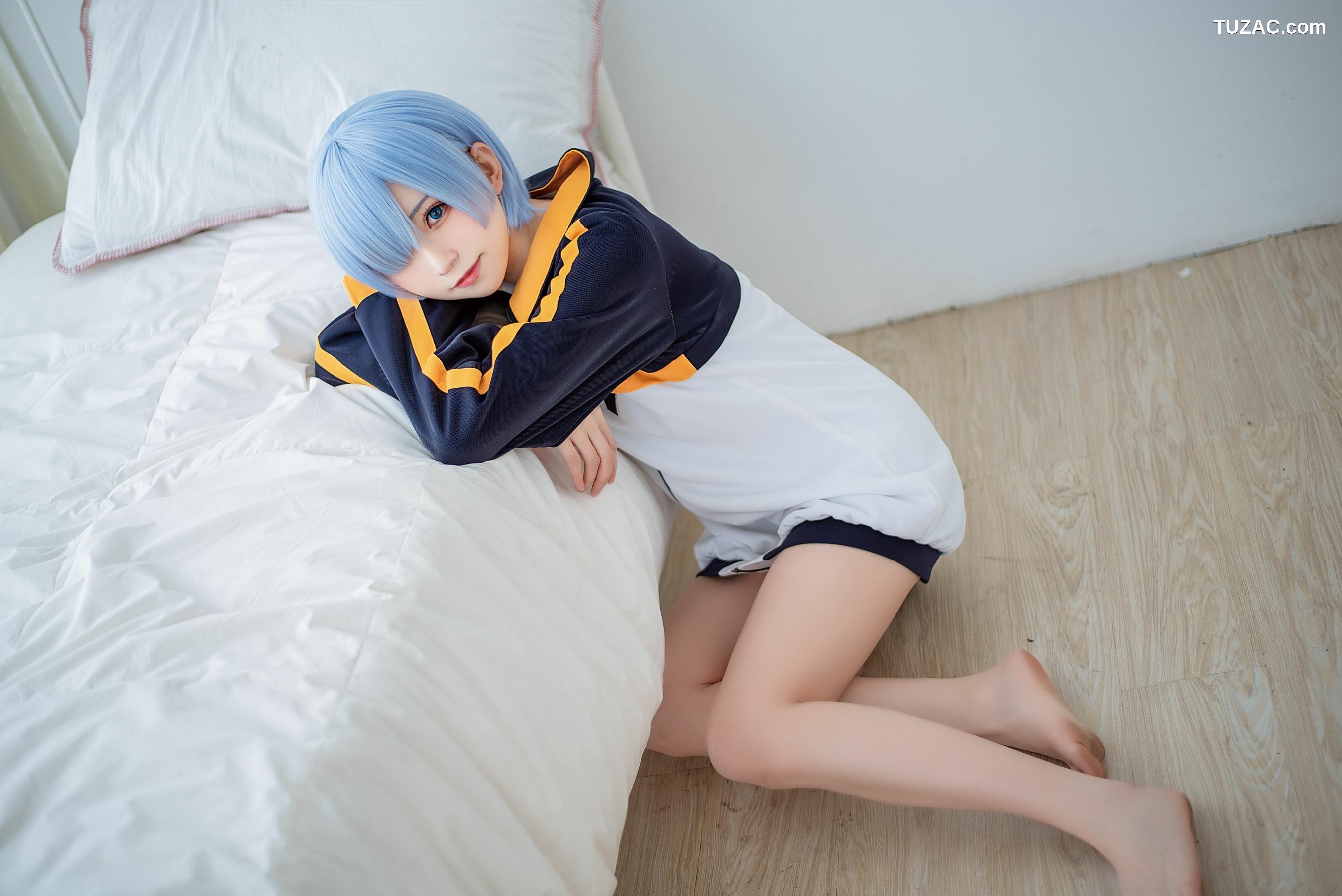 网络美女_ Kitaro_绮太郎 - 蕾姆运动服[18P]