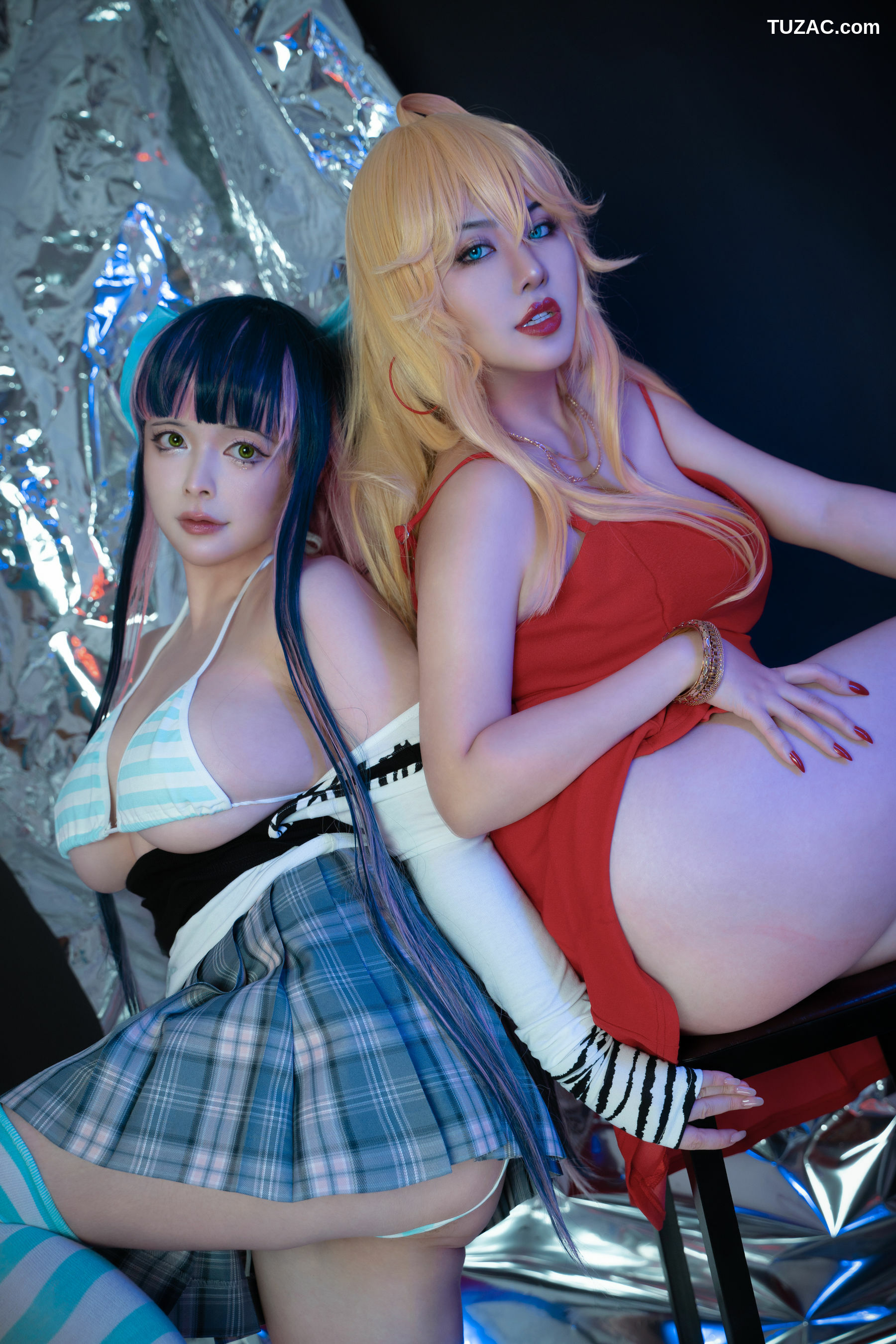 网络美女_ NinJA阿寨寨 - 吊带袜1.0[32P]