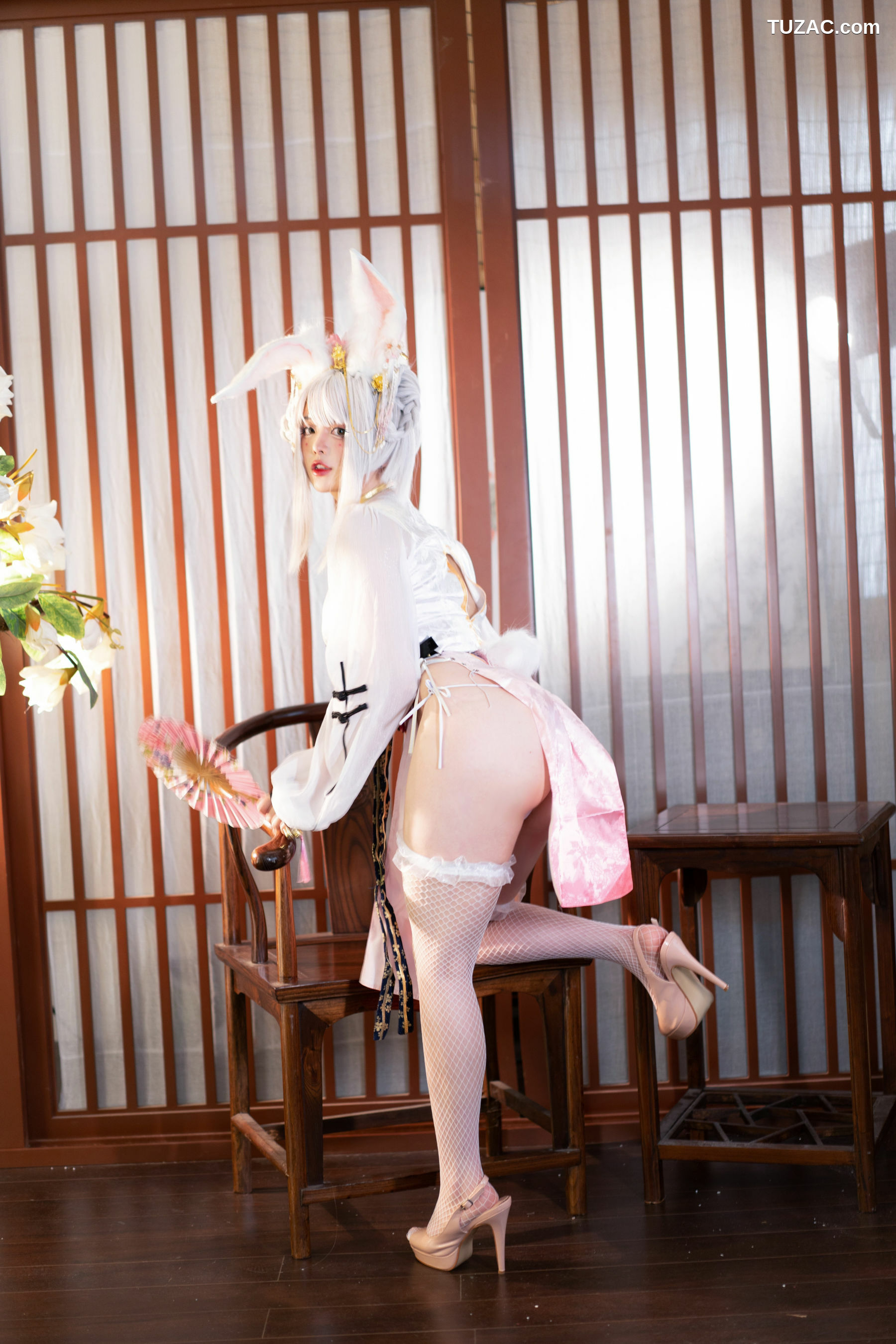 网络美女_ NinJA阿寨寨 - 肉肉大白兔[55P]