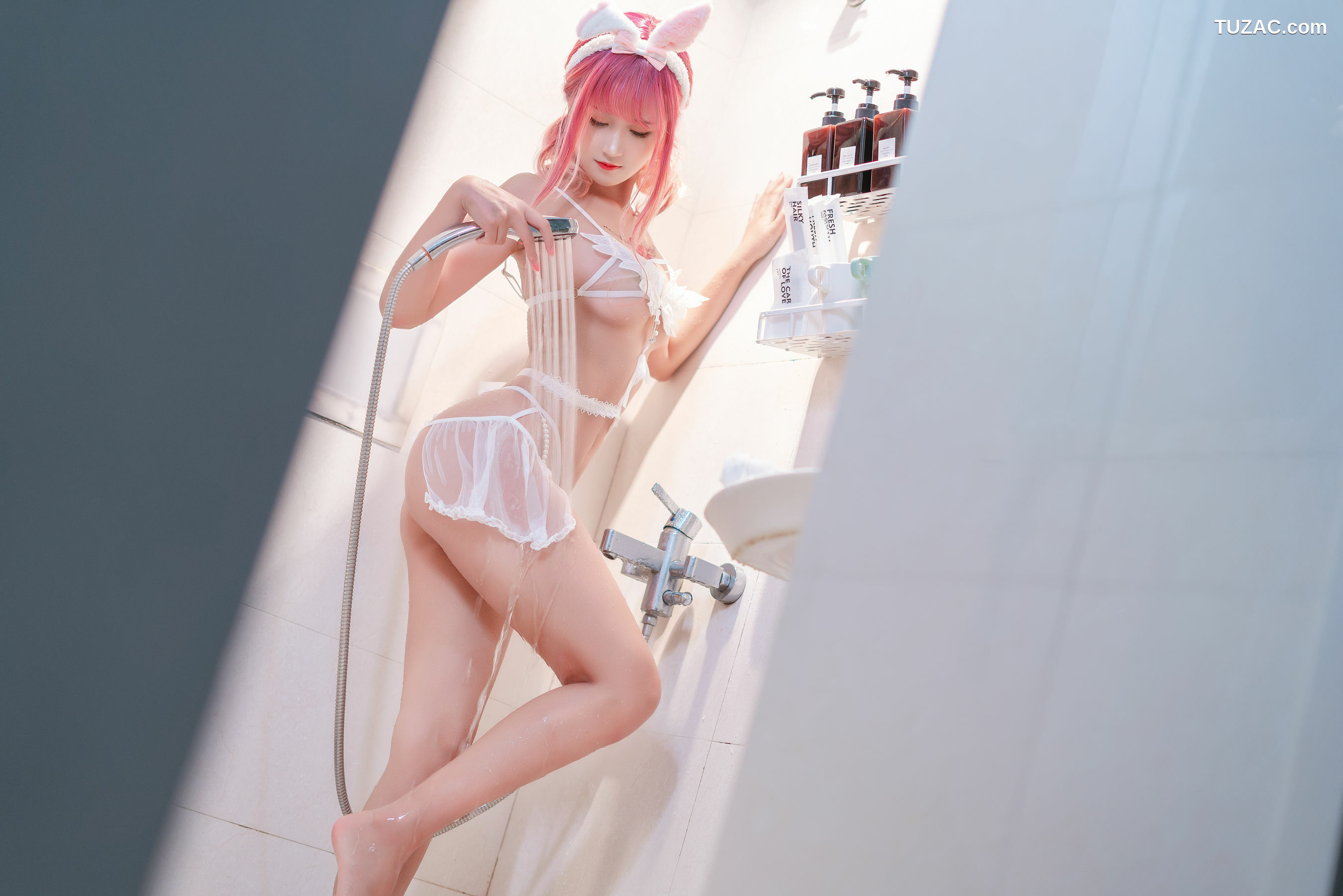 网络美女_ 三度_69 - 浴室兔叽 写真套图[20P]