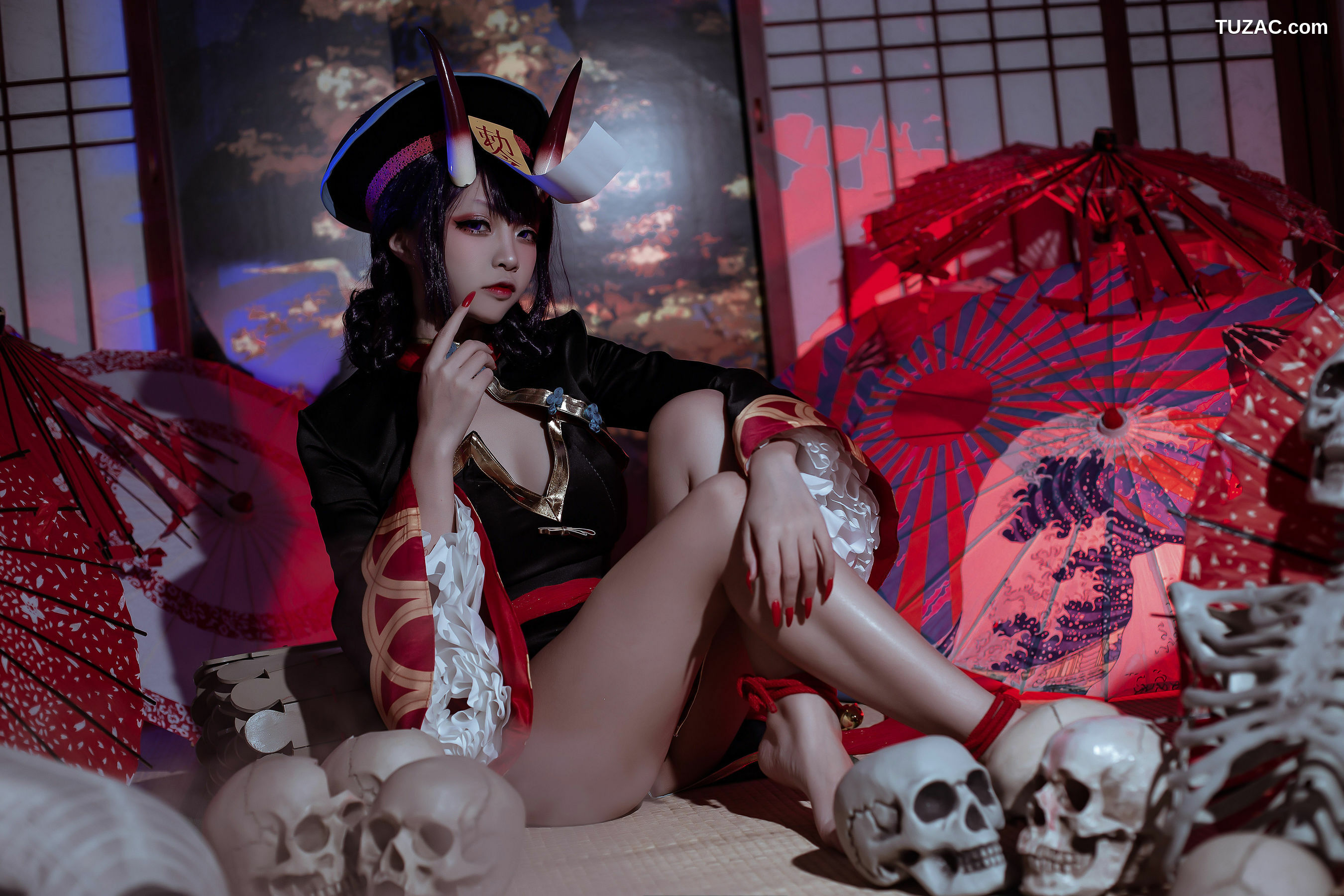 网络美女_ 二佐Nisa - fate酒吞僵尸童子 写真套图[21P]