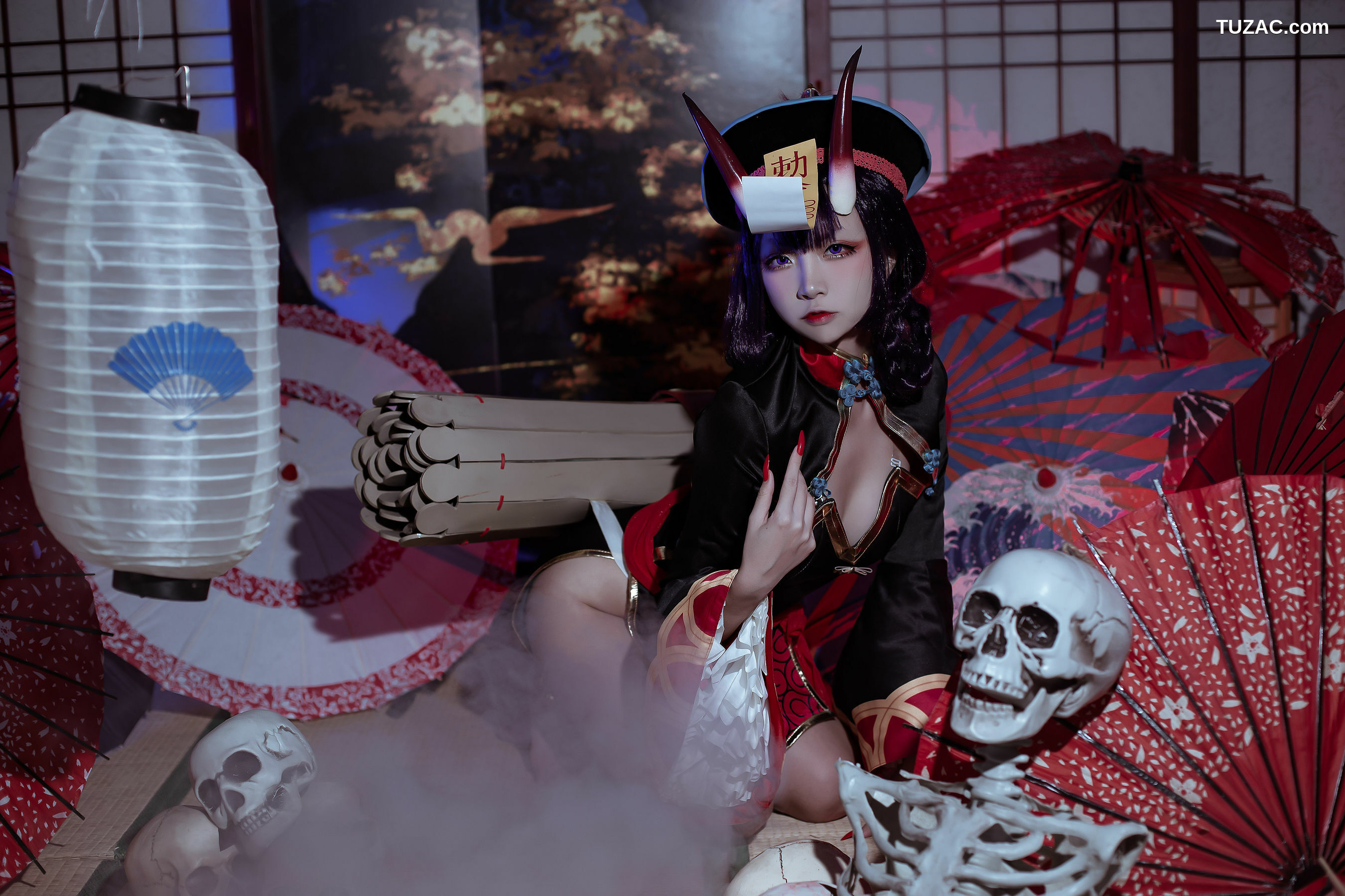 网络美女_ 二佐Nisa - fate酒吞僵尸童子 写真套图[21P]