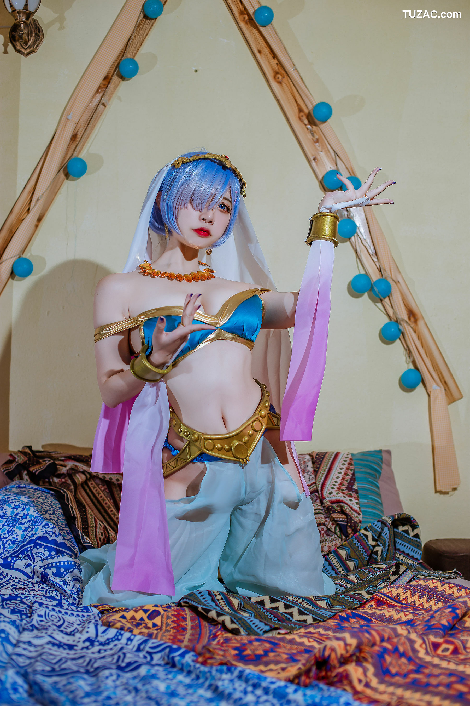 网络美女_ 二佐Nisa - 蕾姆舞娘[9P]