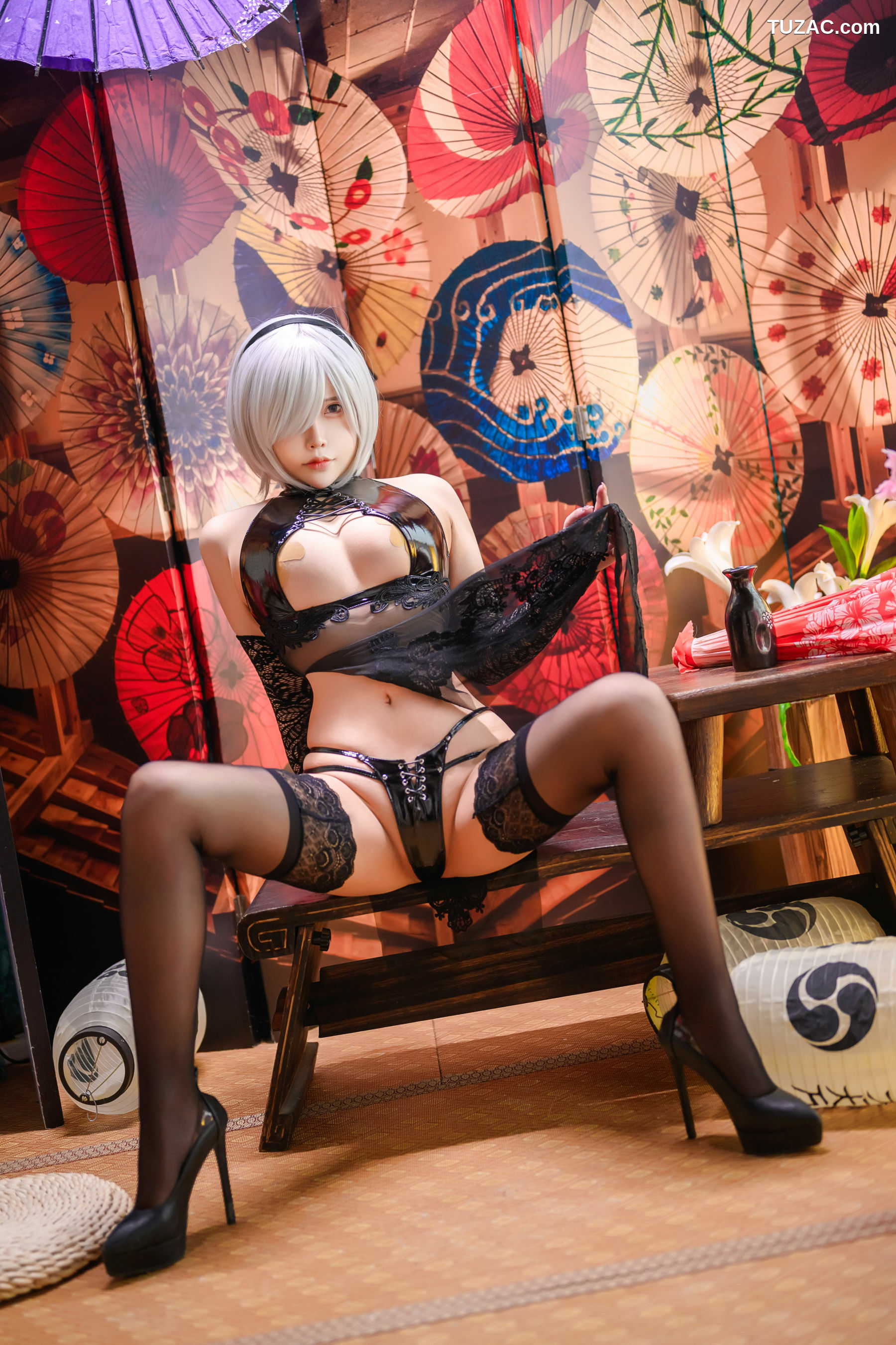 网络美女_ 二次元妹子抱走莫子aa - 2B靡烟旗袍[40P]