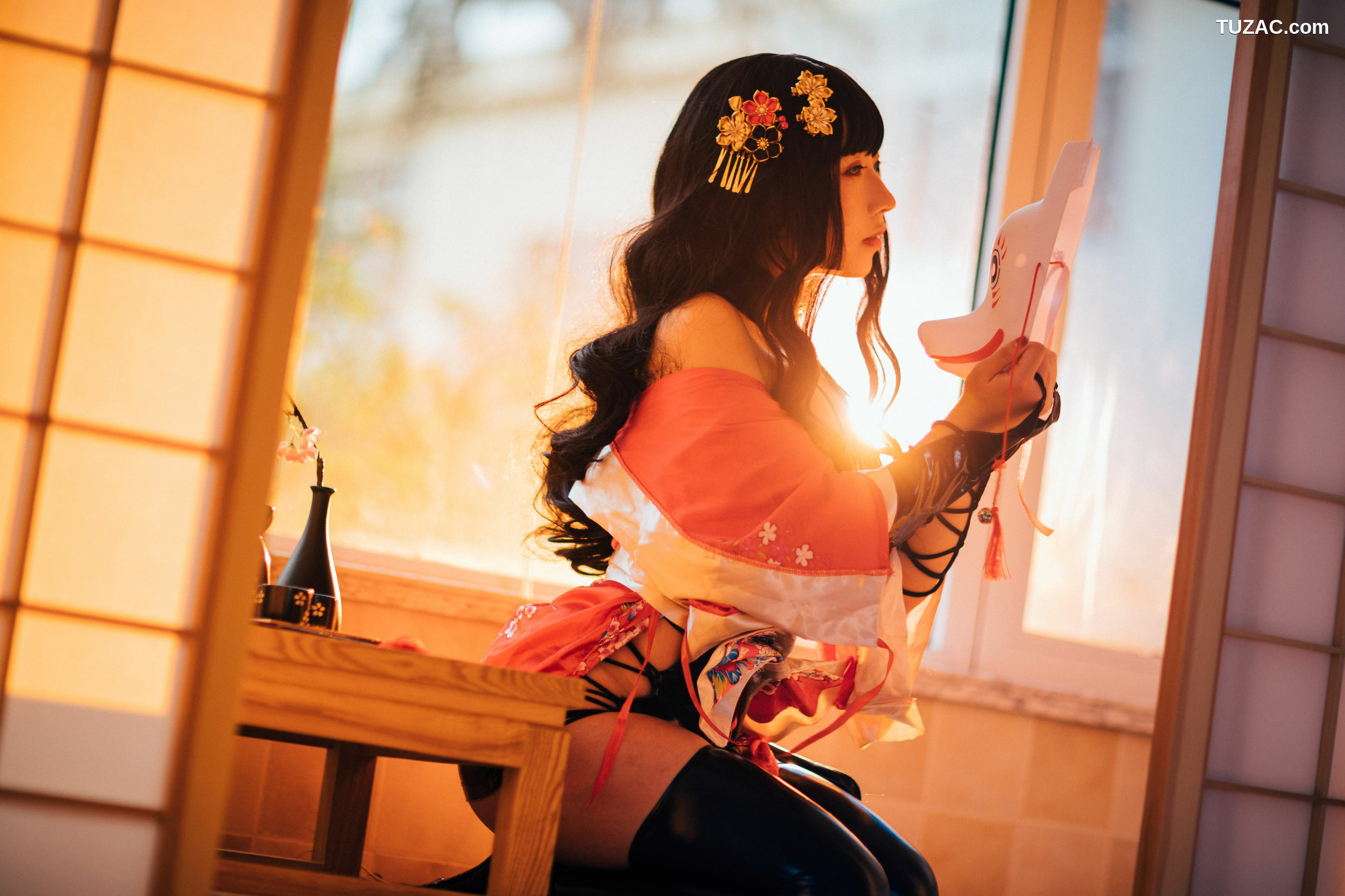 网络美女_ 从从从从鸾 《大胸忍者》 写真集[66P]