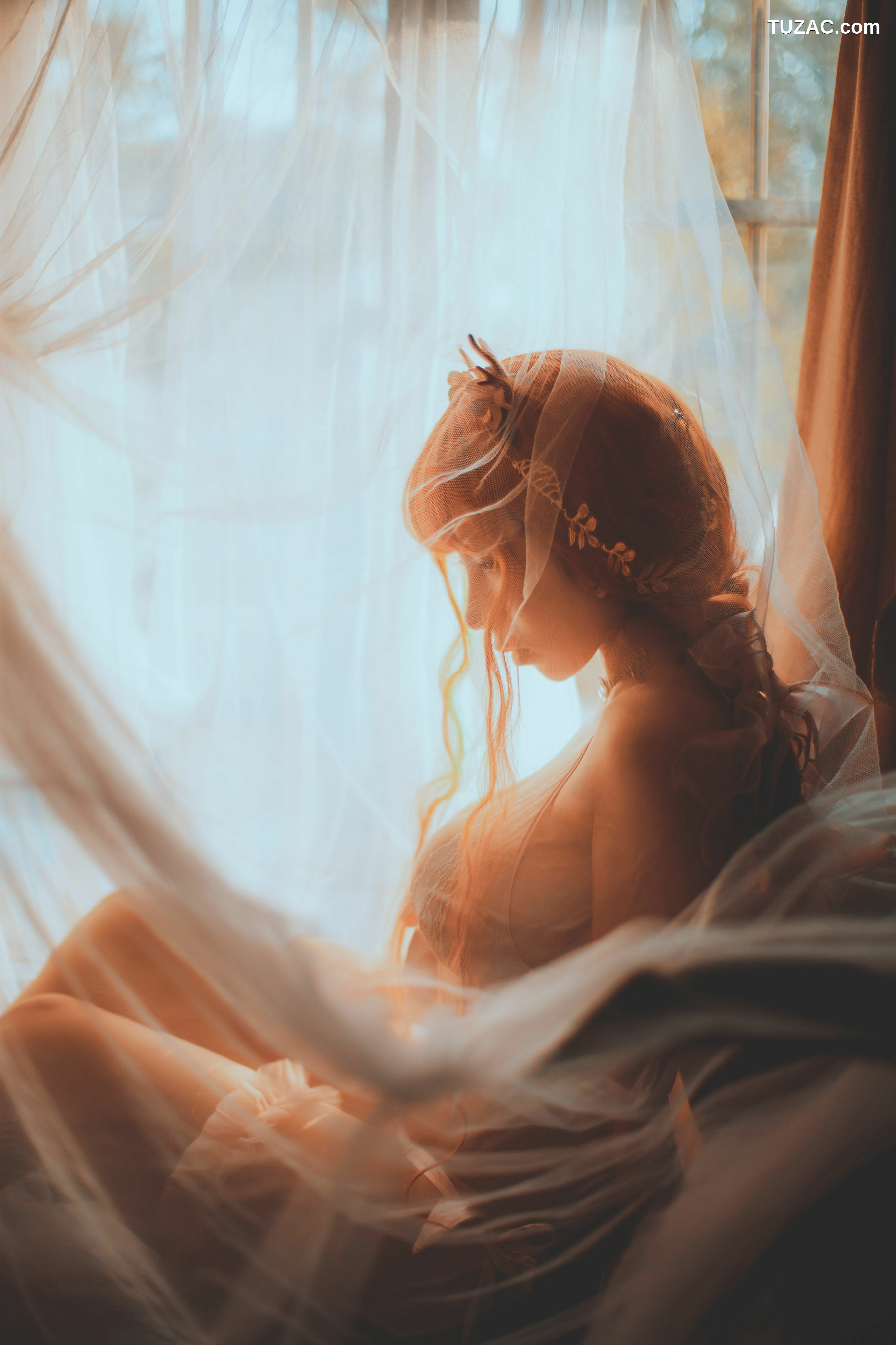 网络美女_ 从从从从鸾 《法式内衣》 写真集[33P]