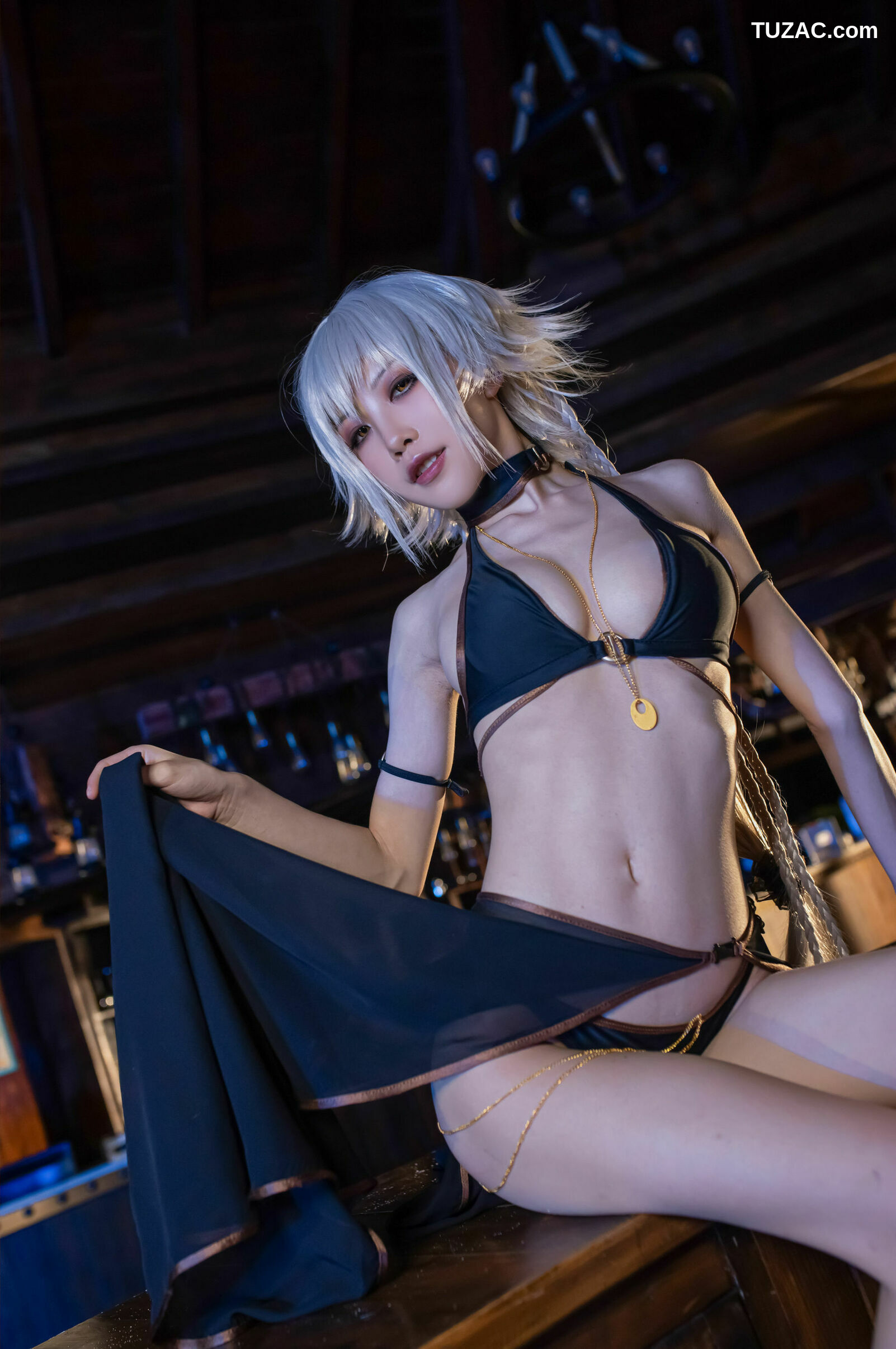 网络美女_ 动漫博主水淼aqua - 贞德泳装 写真套图[41P]