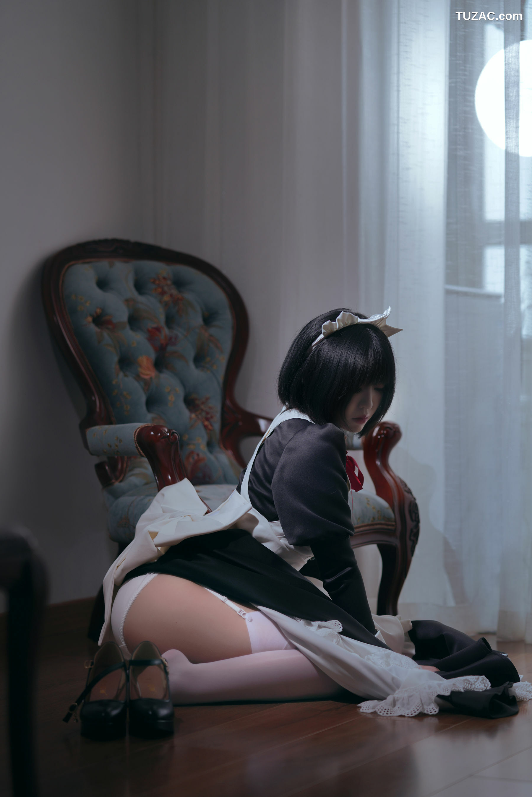 网络美女_ 半半子 《 嫌パン メイド》 写真集[52P]