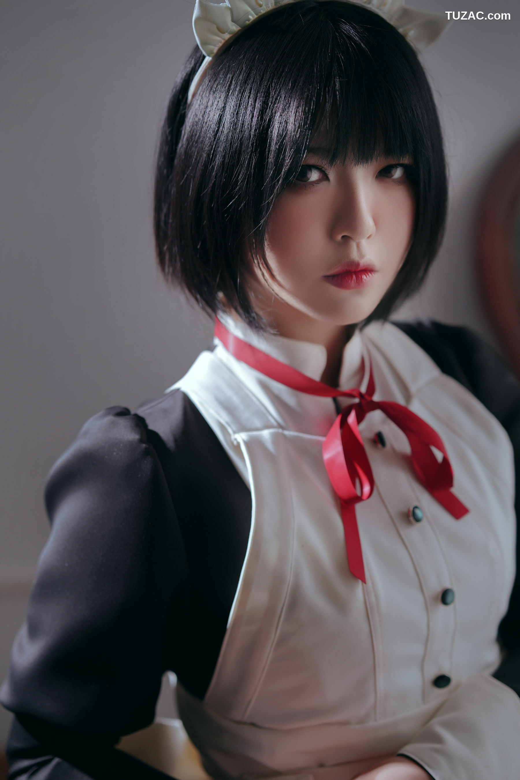 网络美女_ 半半子 《 嫌パン メイド》 写真集[52P]