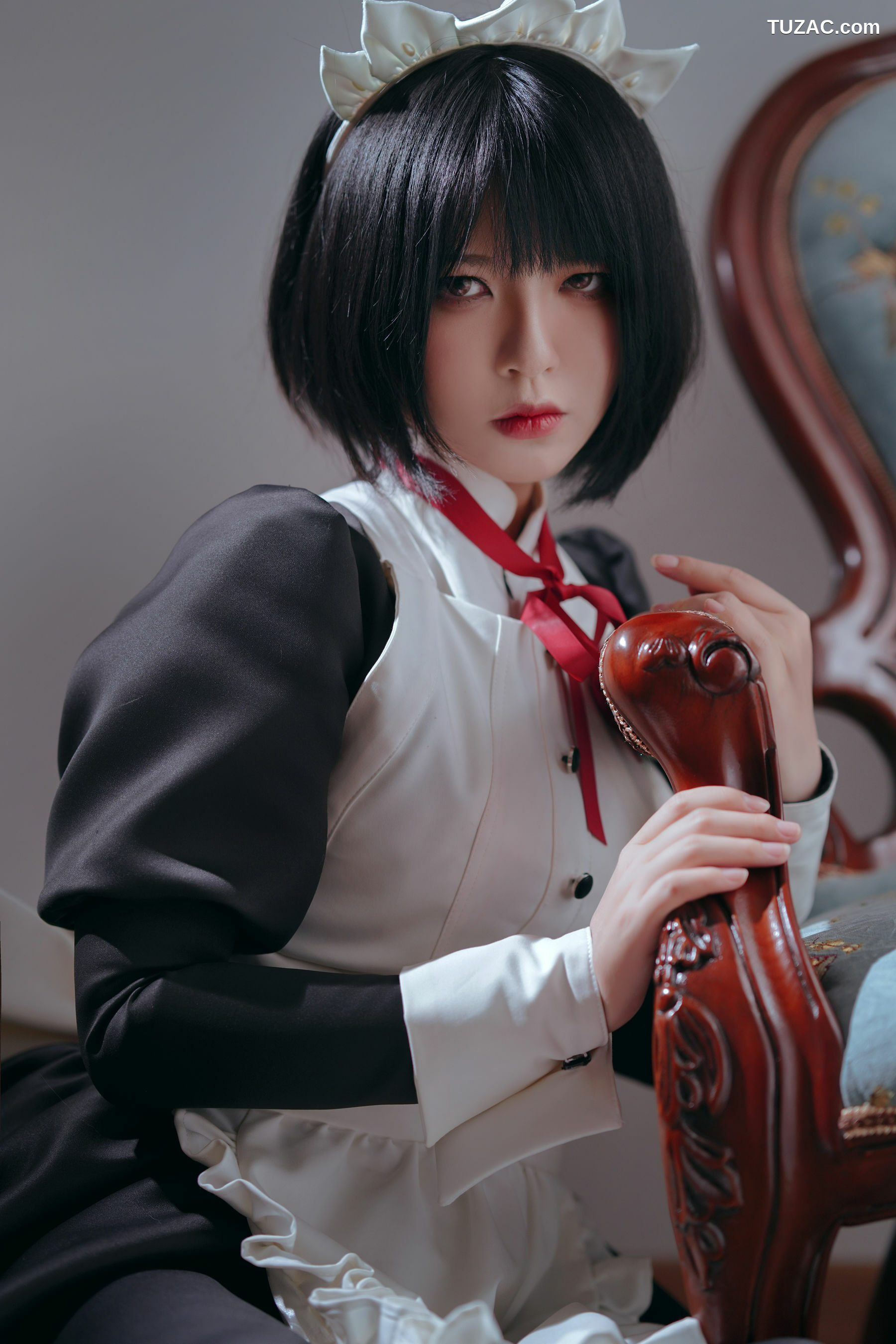 网络美女_ 半半子 《 嫌パン メイド》 写真集[52P]