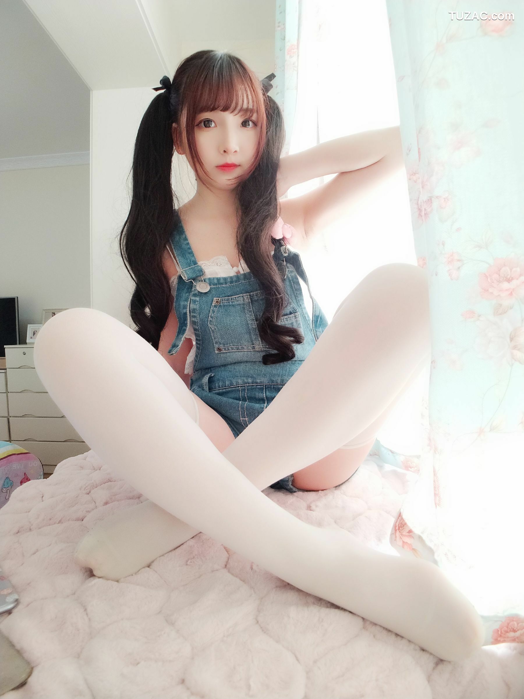 网络美女_ 古川kagura 《牛仔吊带短裤》 写真集[40P]