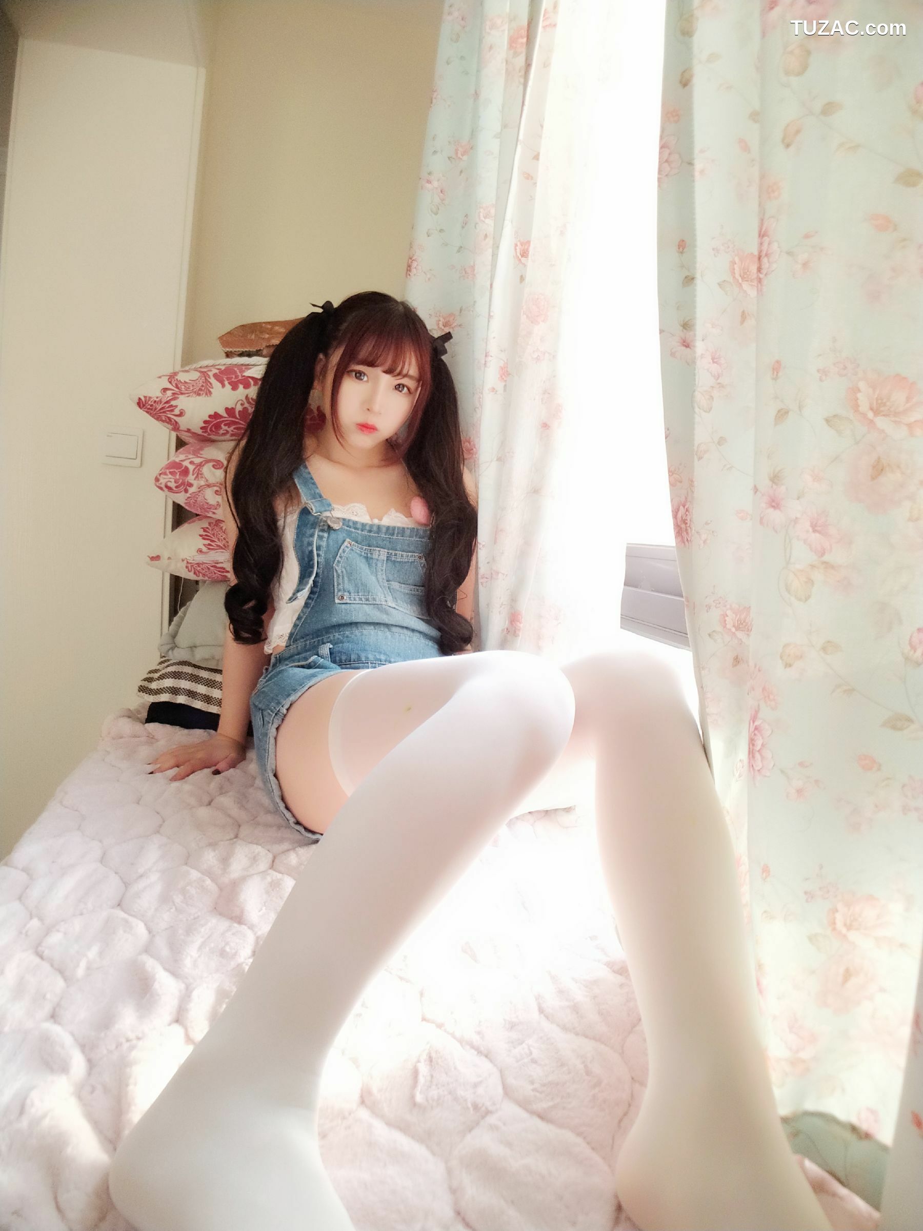 网络美女_ 古川kagura 《牛仔吊带短裤》 写真集[40P]