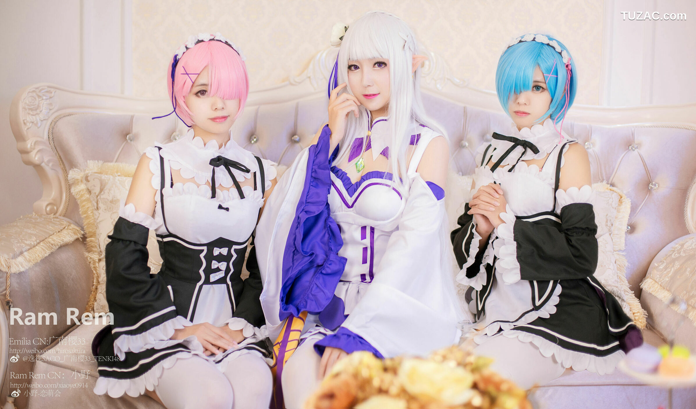 网络美女_ 小野妹子w 《Ram Rem（拉姆，雷姆）》 写真集[24P]