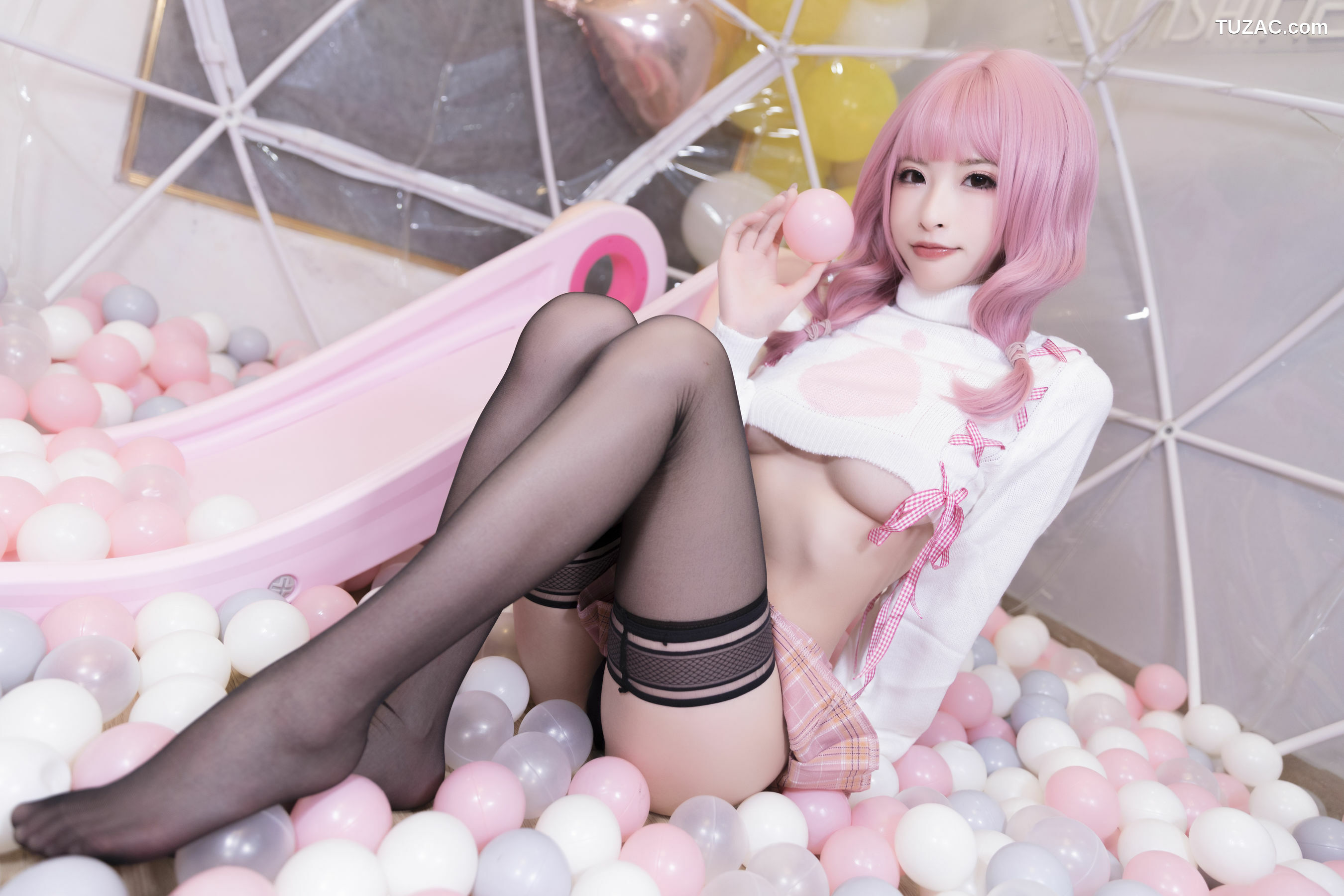 网络美女_ 尤物清水由乃 - 粉色南半球[42P]