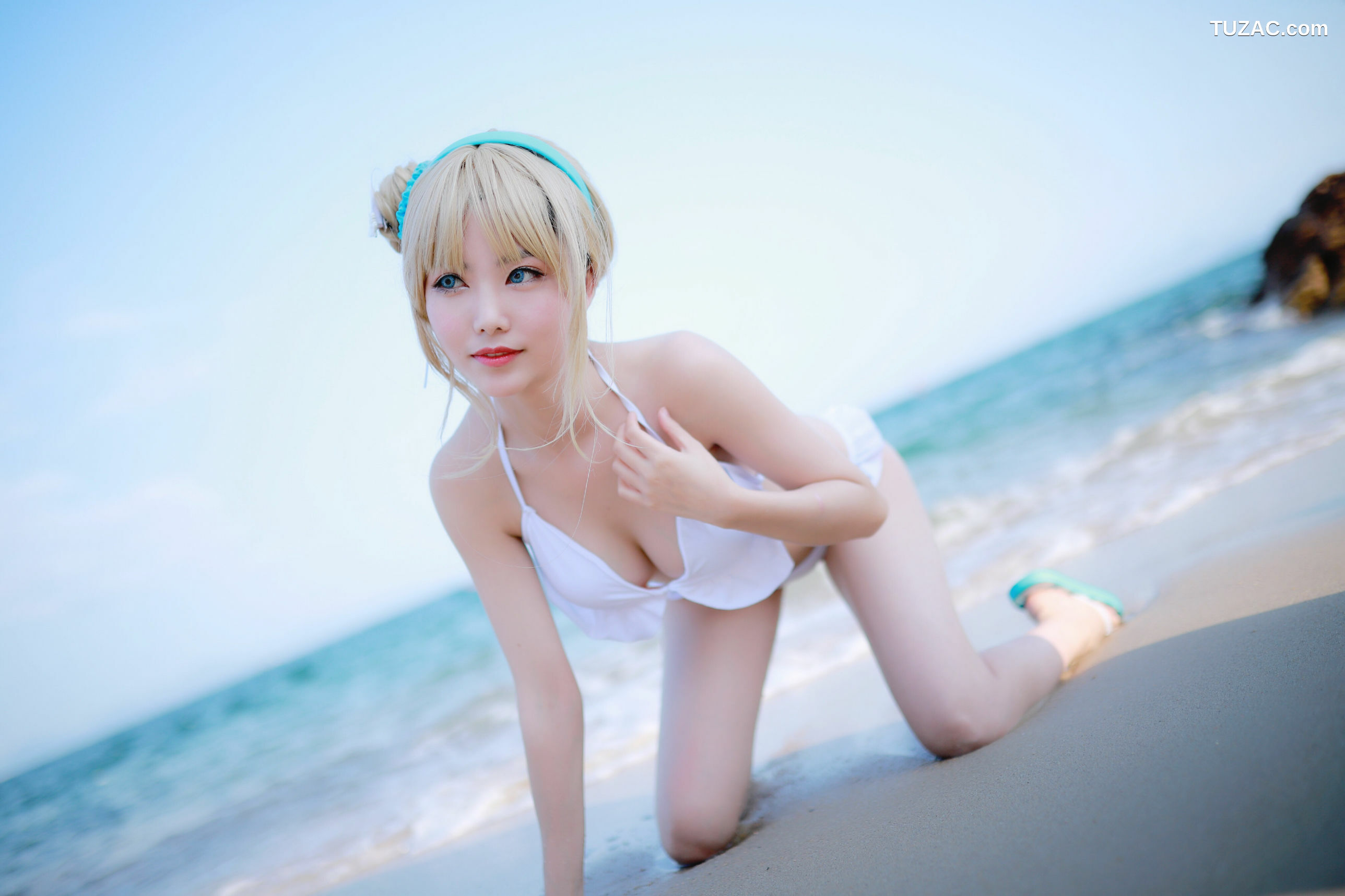网络美女_ 抖娘-利世 - 海边索米[30P]