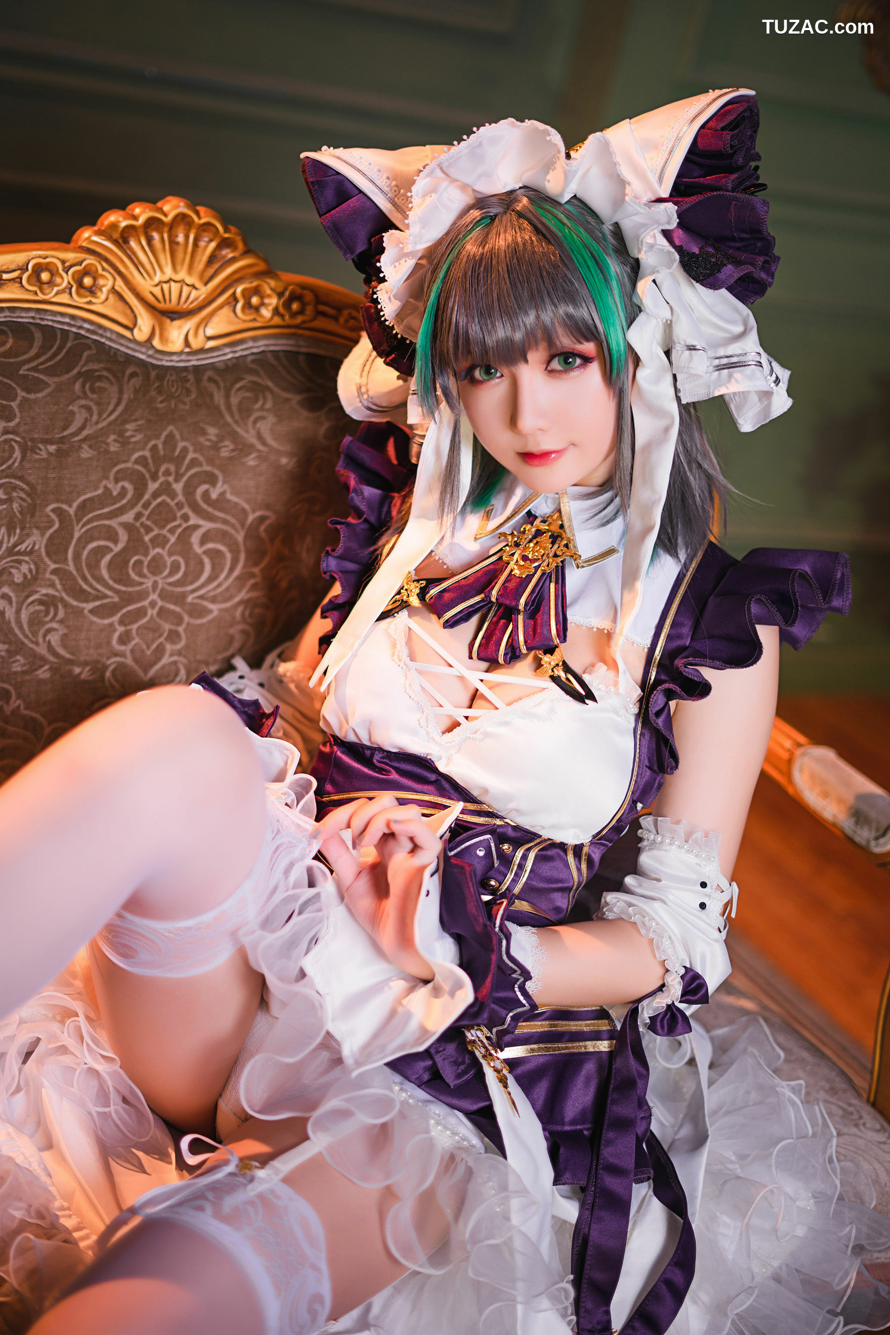 网络美女_ 星之迟迟 - R-Maid《柴郡》[15P]
