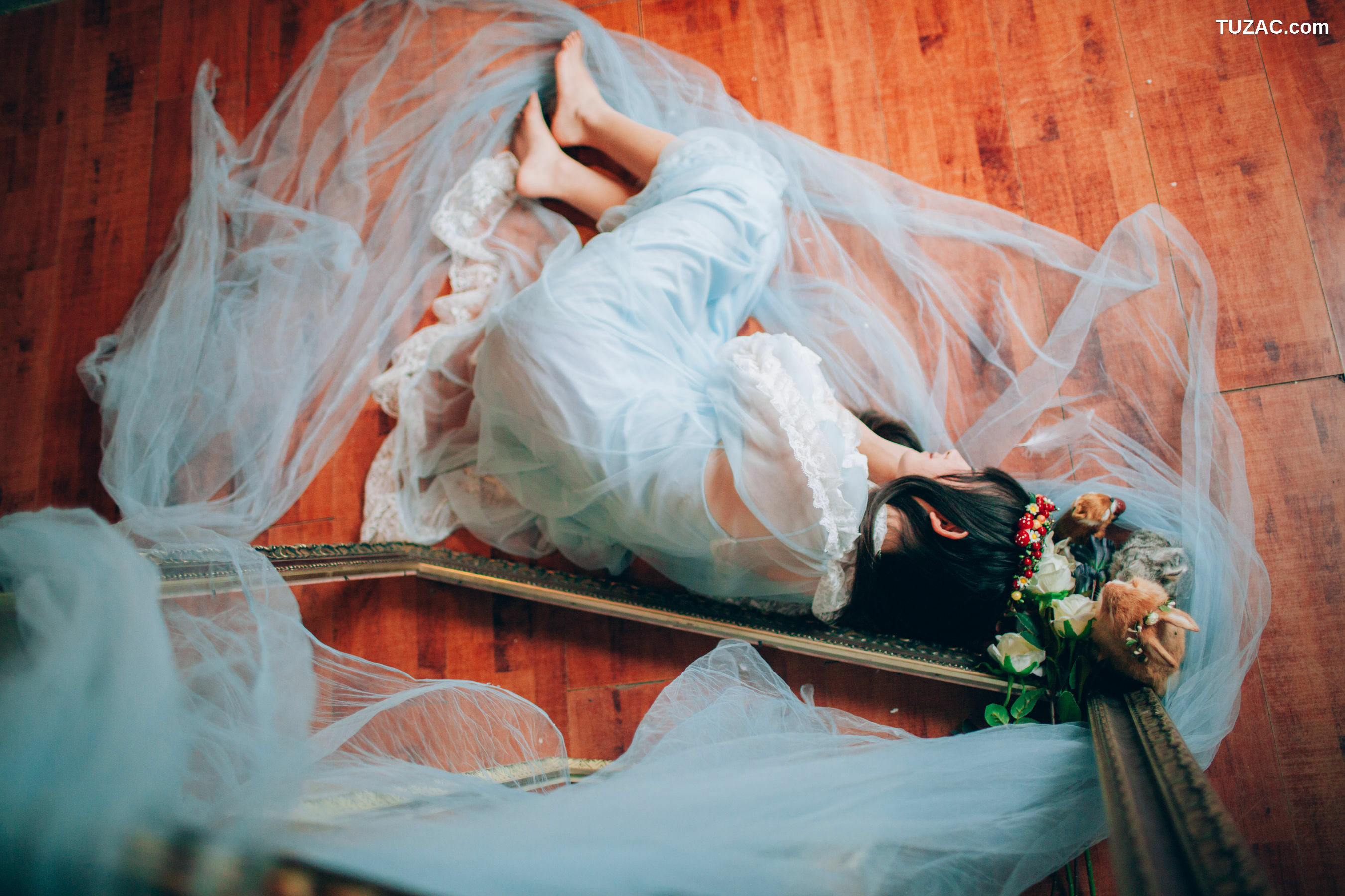 网络美女_ 樱群 《纱》 写真集[19P]