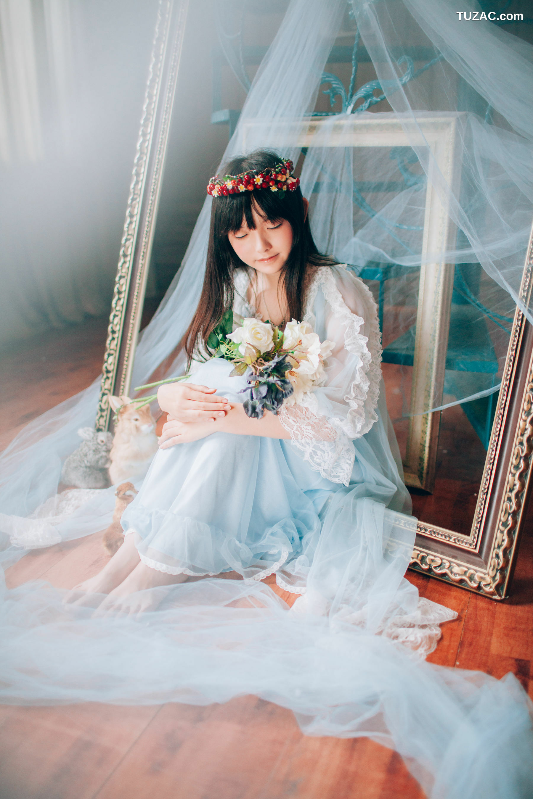 网络美女_ 樱群 《纱》 写真集[19P]