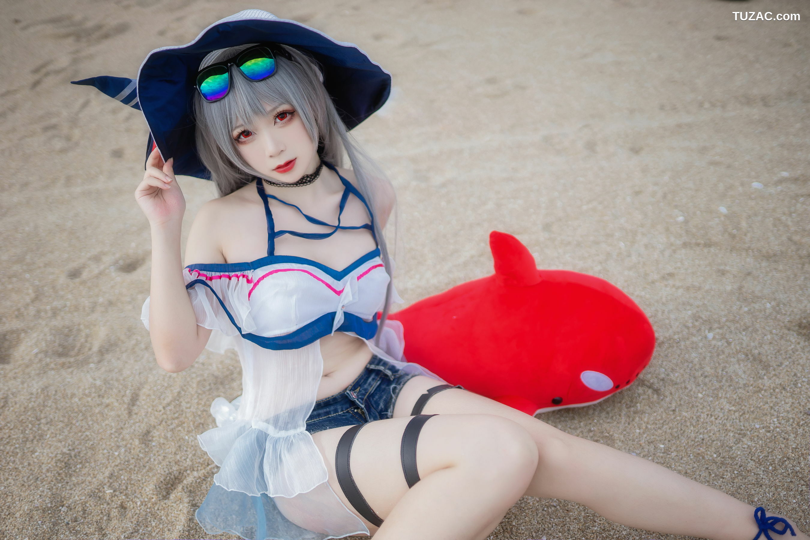 网络美女_ 樱落酱w - 斯卡蒂泳装[21P]