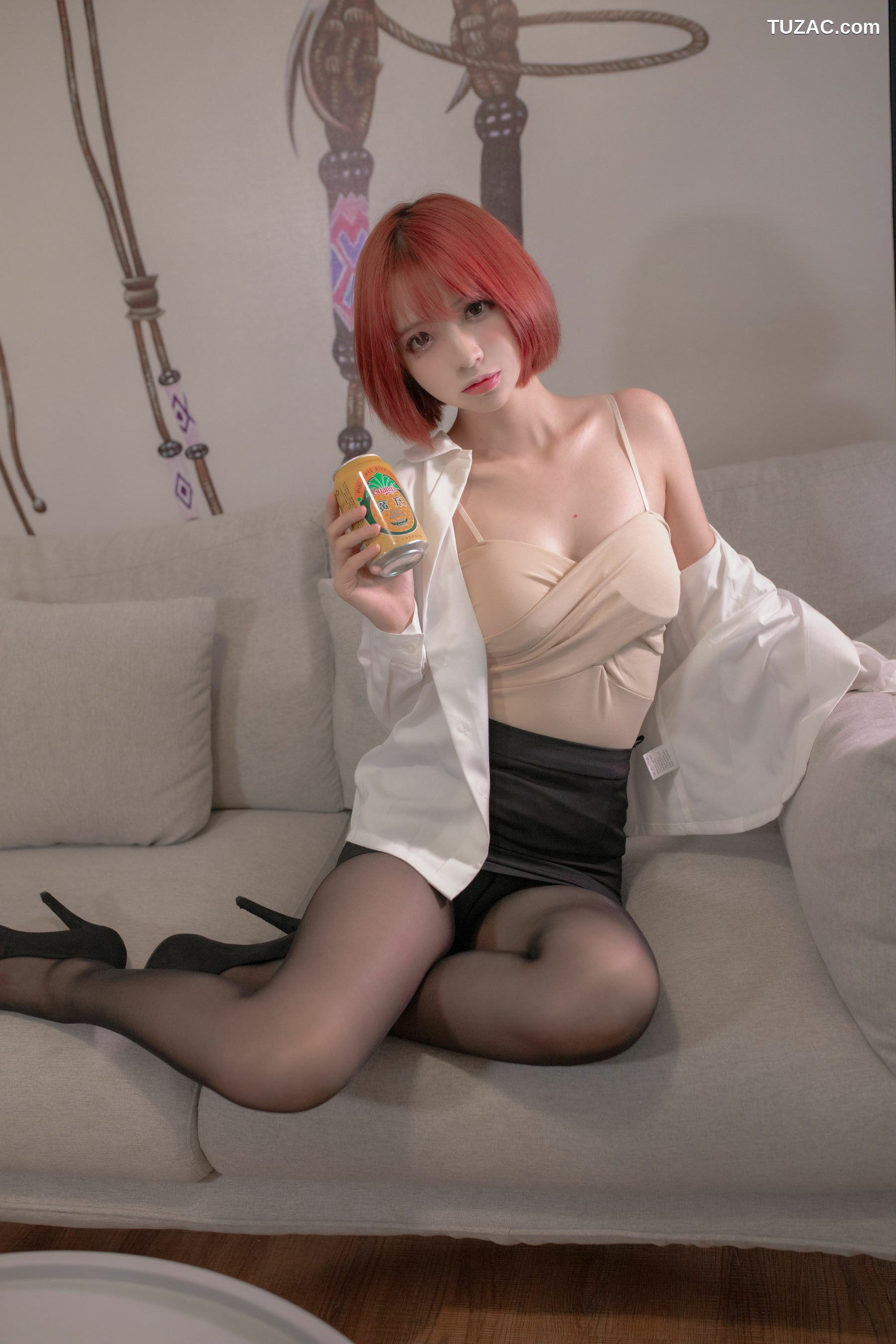 网络美女_ 疯猫ss - OL真爱之黑丝OL[30P]