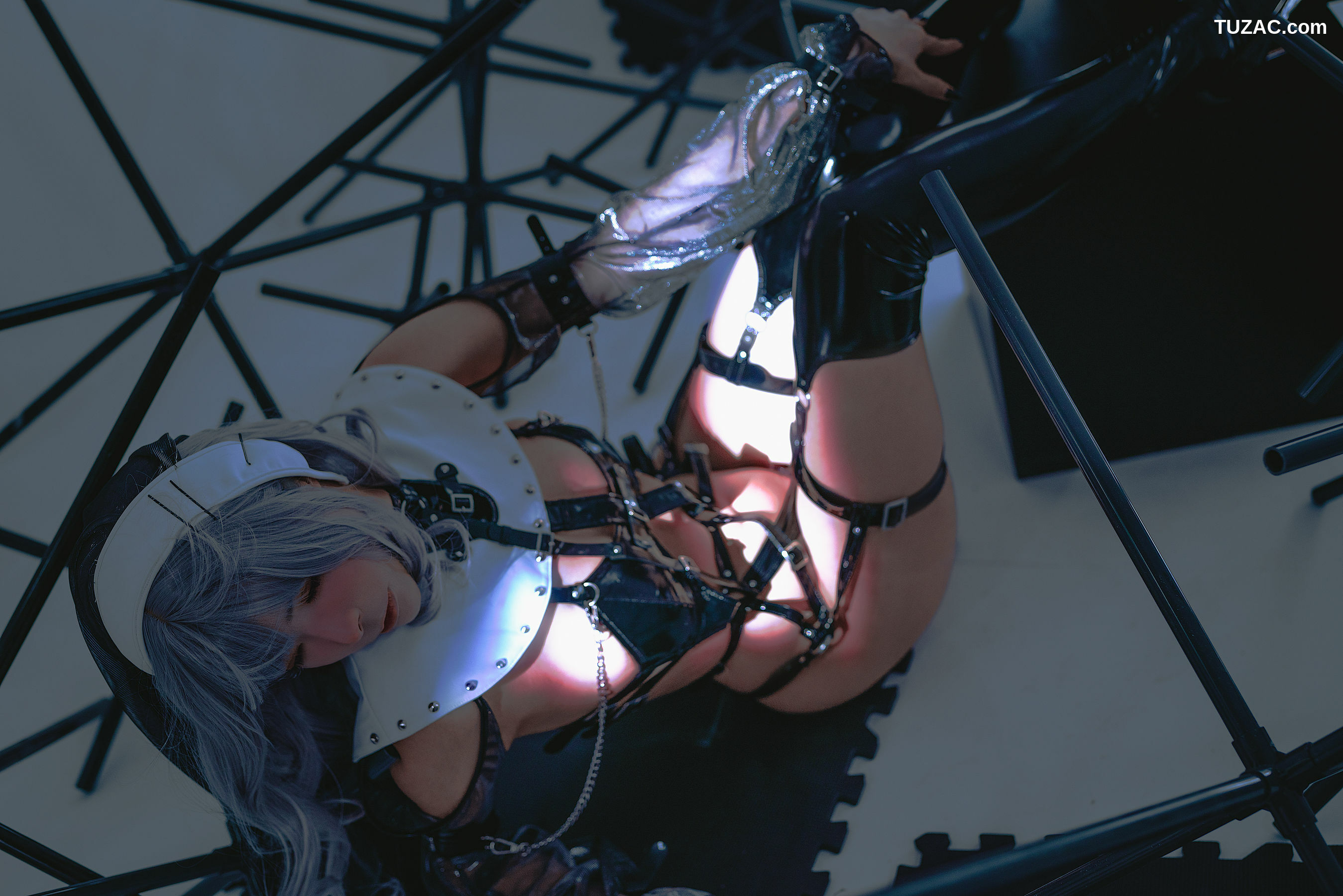 网络美女_ 秋和柯基(夏小秋秋秋) - 银发圣女[25P]