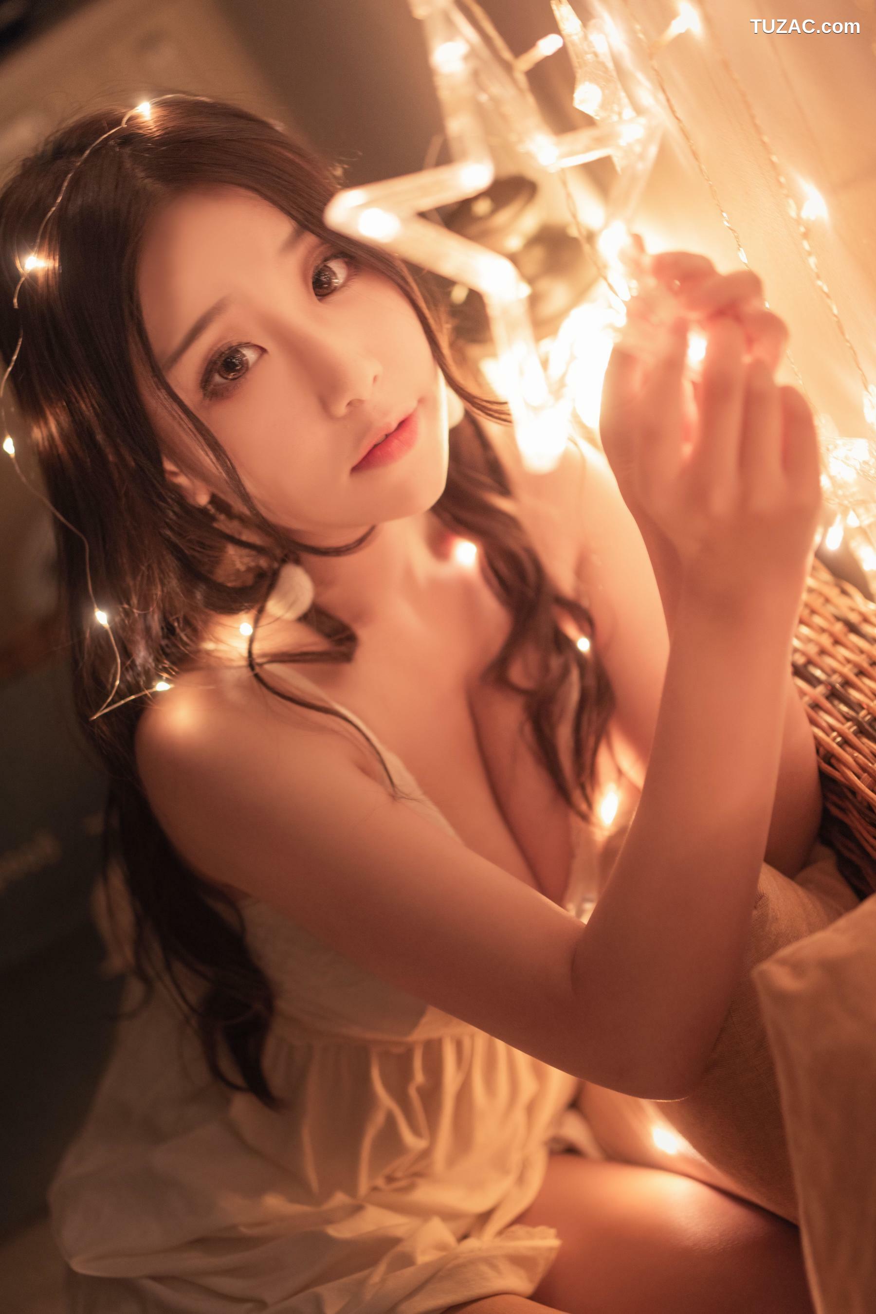 网络美女_ 穆零Mu0 - 灯下睡衣 [16P]