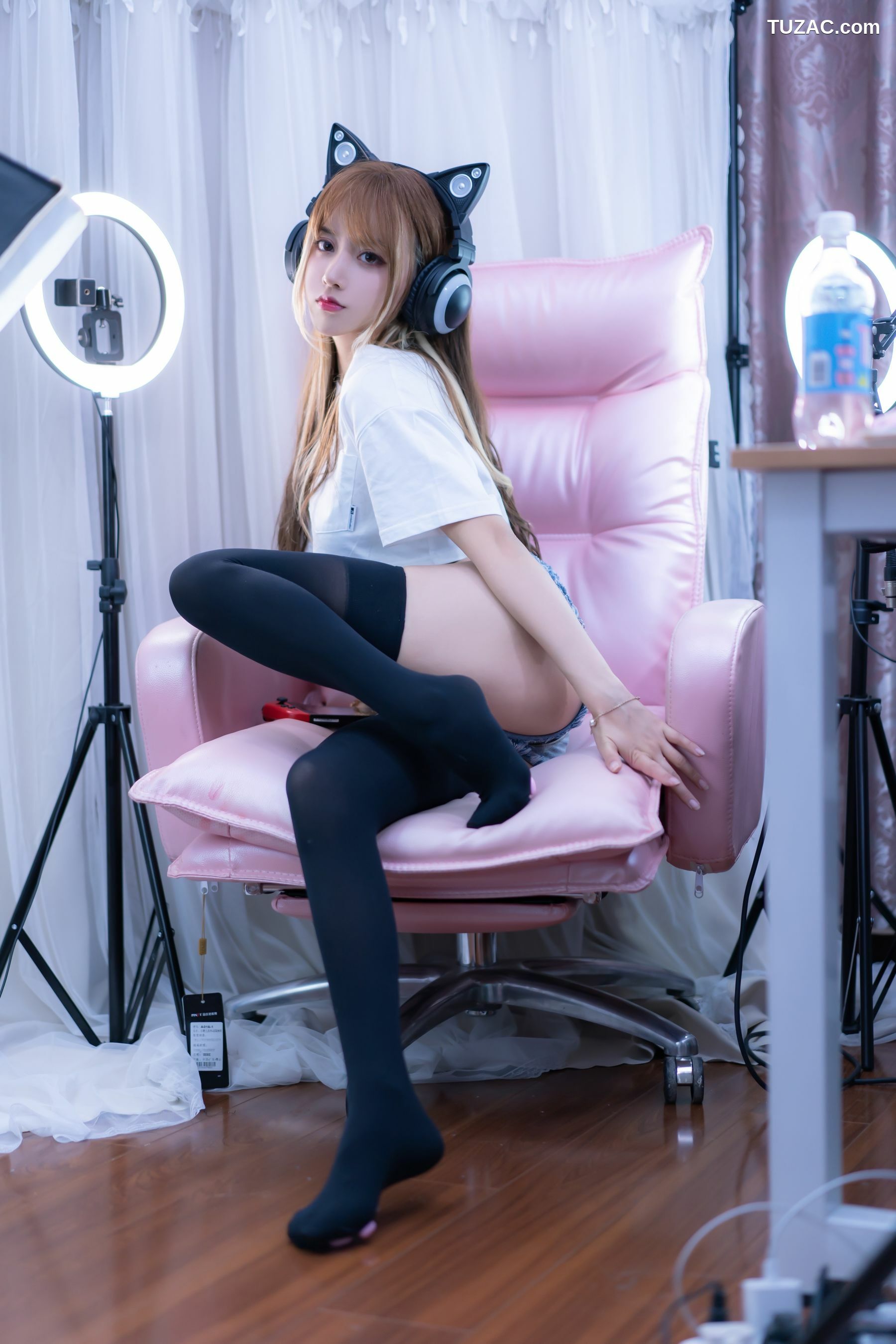 网络美女_ 米线线sama - 电竞猫咪 写真套图[74P]