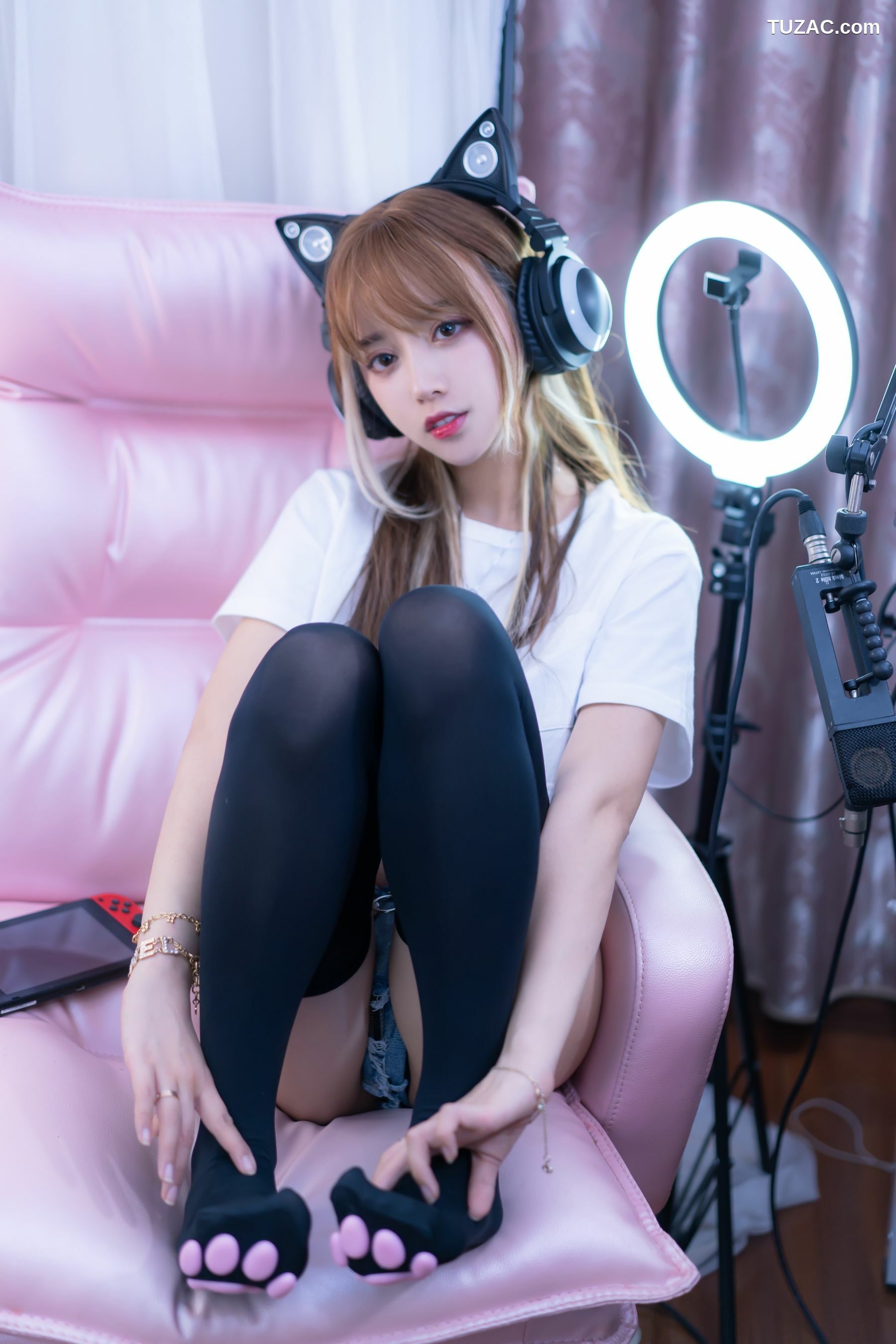 网络美女_ 米线线sama - 电竞猫咪 写真套图[74P]