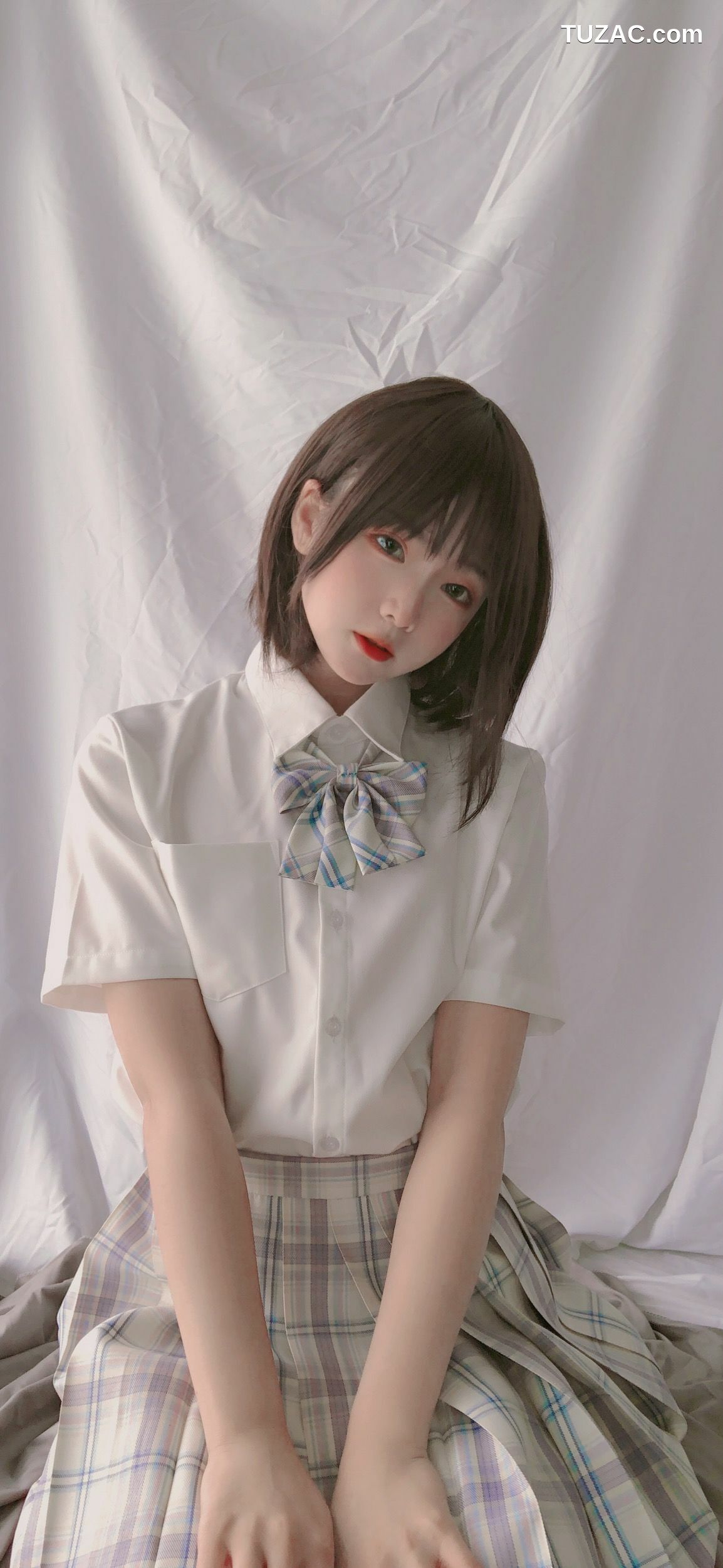 网络美女_ 萌妹是青水 - 学妹jk[33P]