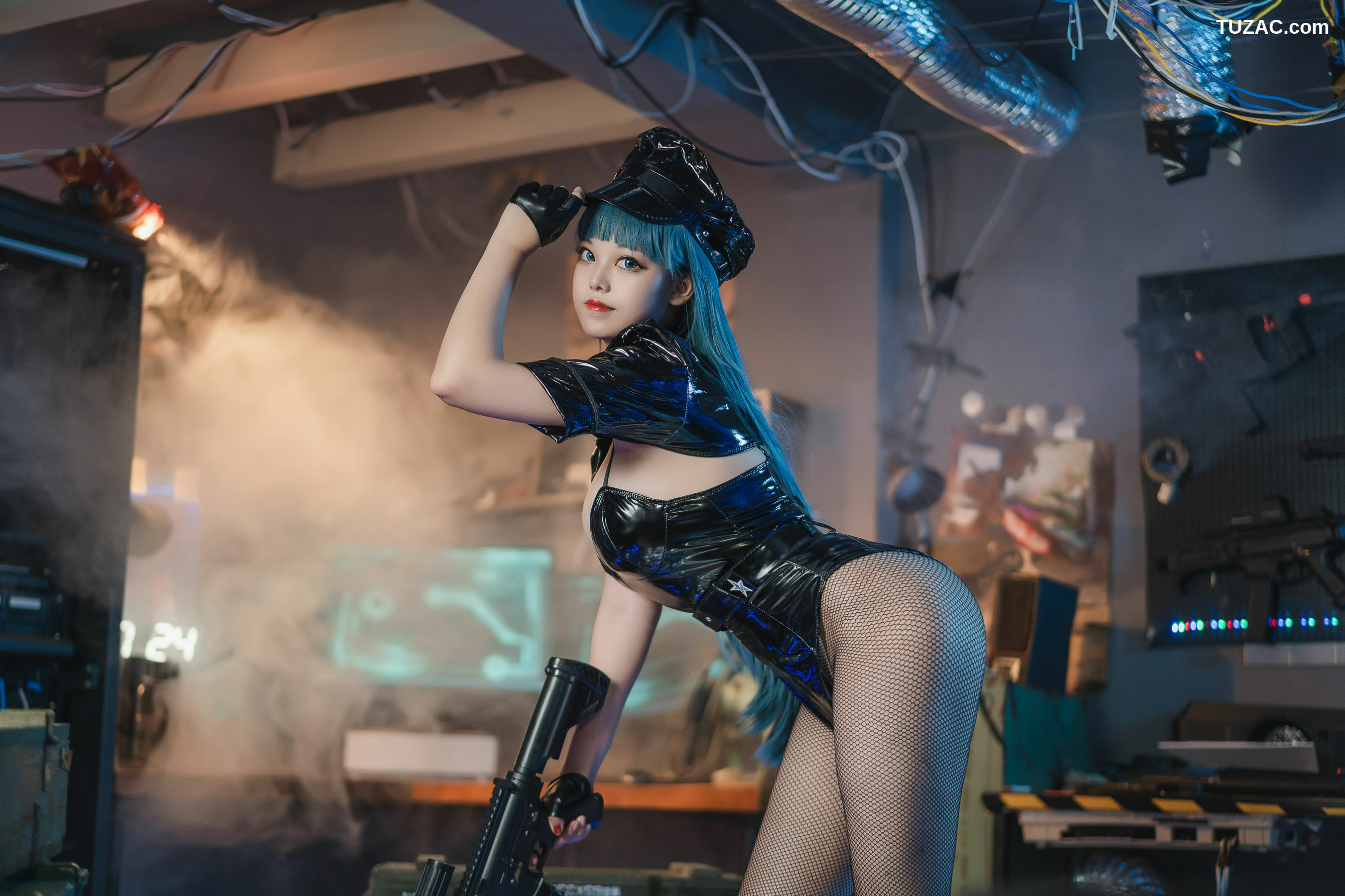 网络美女_ 萌系小姐姐蜜汁猫裘 - 女警2[51P]