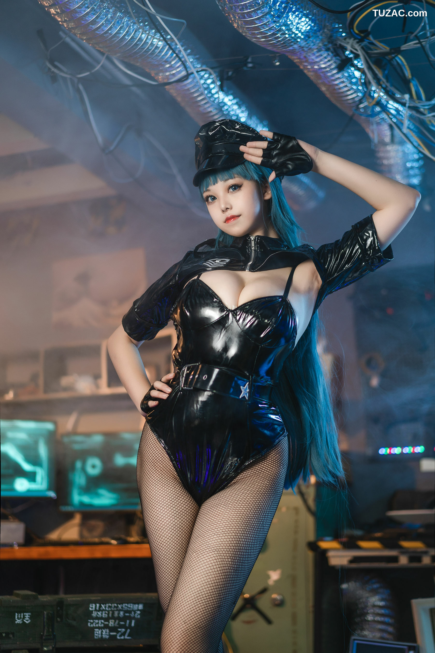 网络美女_ 萌系小姐姐蜜汁猫裘 - 女警2[51P]