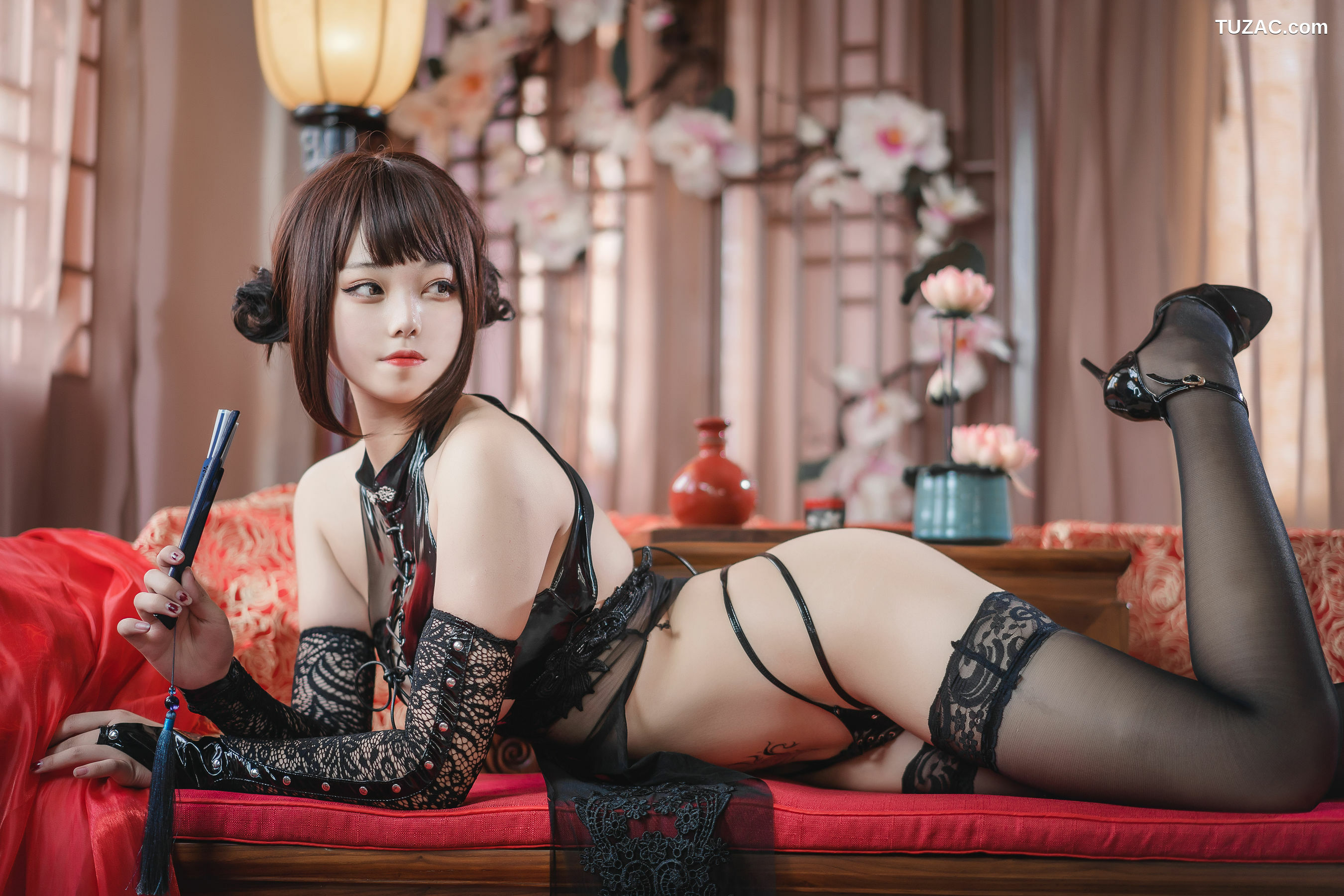 网络美女_ 蜜汁猫裘 - 绝代风华 旗袍 写真套图[50P]