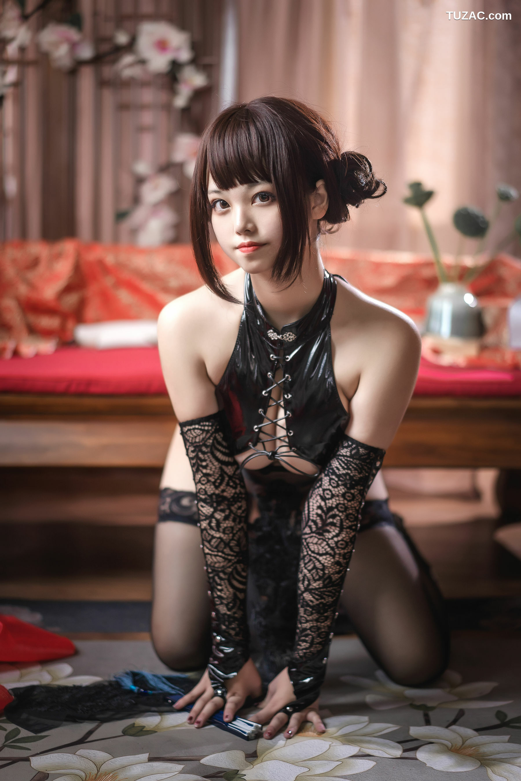 网络美女_ 蜜汁猫裘 - 绝代风华 旗袍 写真套图[50P]