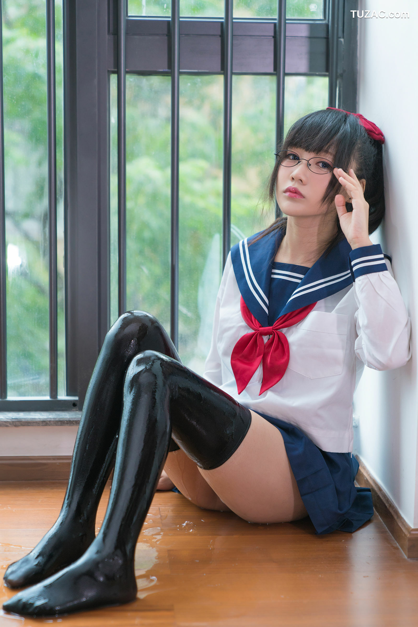 网络美女_ 銘銘Kizami 《湿湿的JK》 写真集[42P]