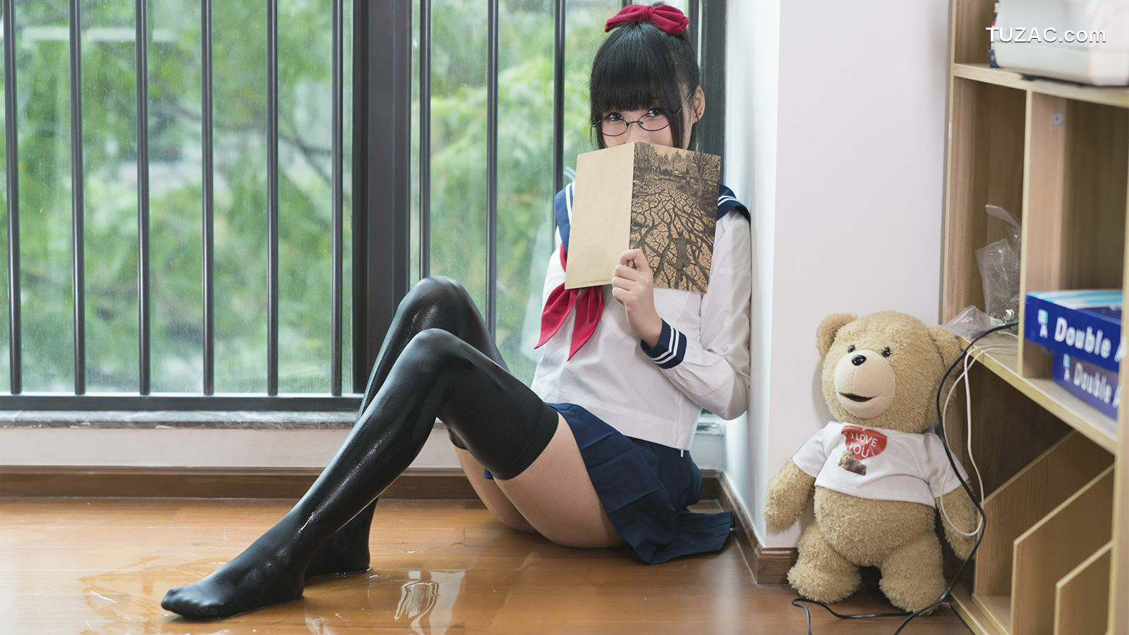 网络美女_ 銘銘Kizami 《湿湿的JK》 写真集[42P]