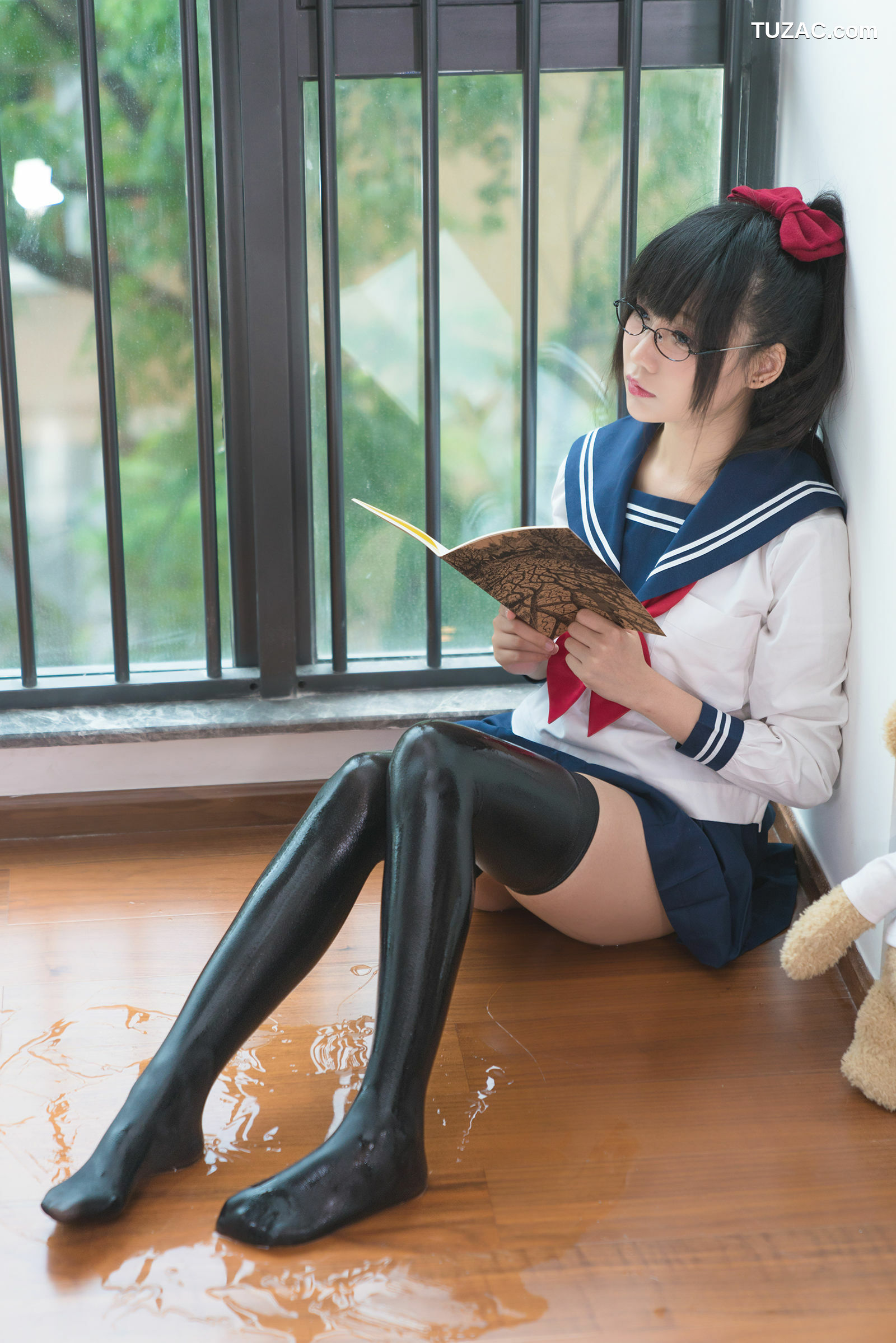 网络美女_ 銘銘Kizami 《湿湿的JK》 写真集[42P]
