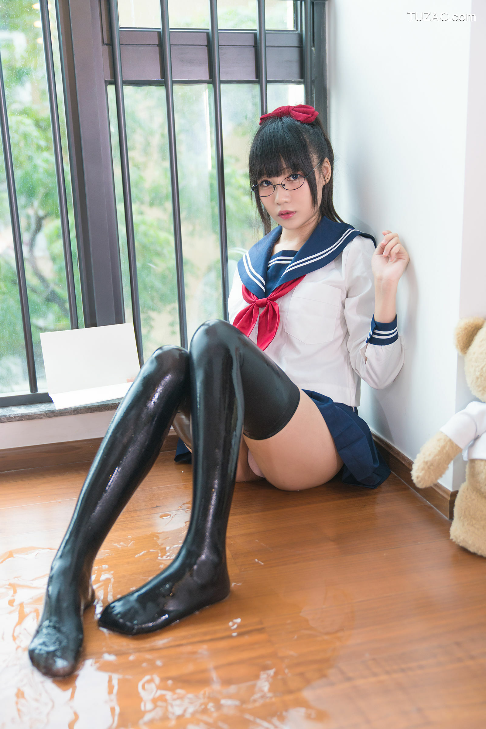 网络美女_ 銘銘Kizami 《湿湿的JK》 写真集[42P]