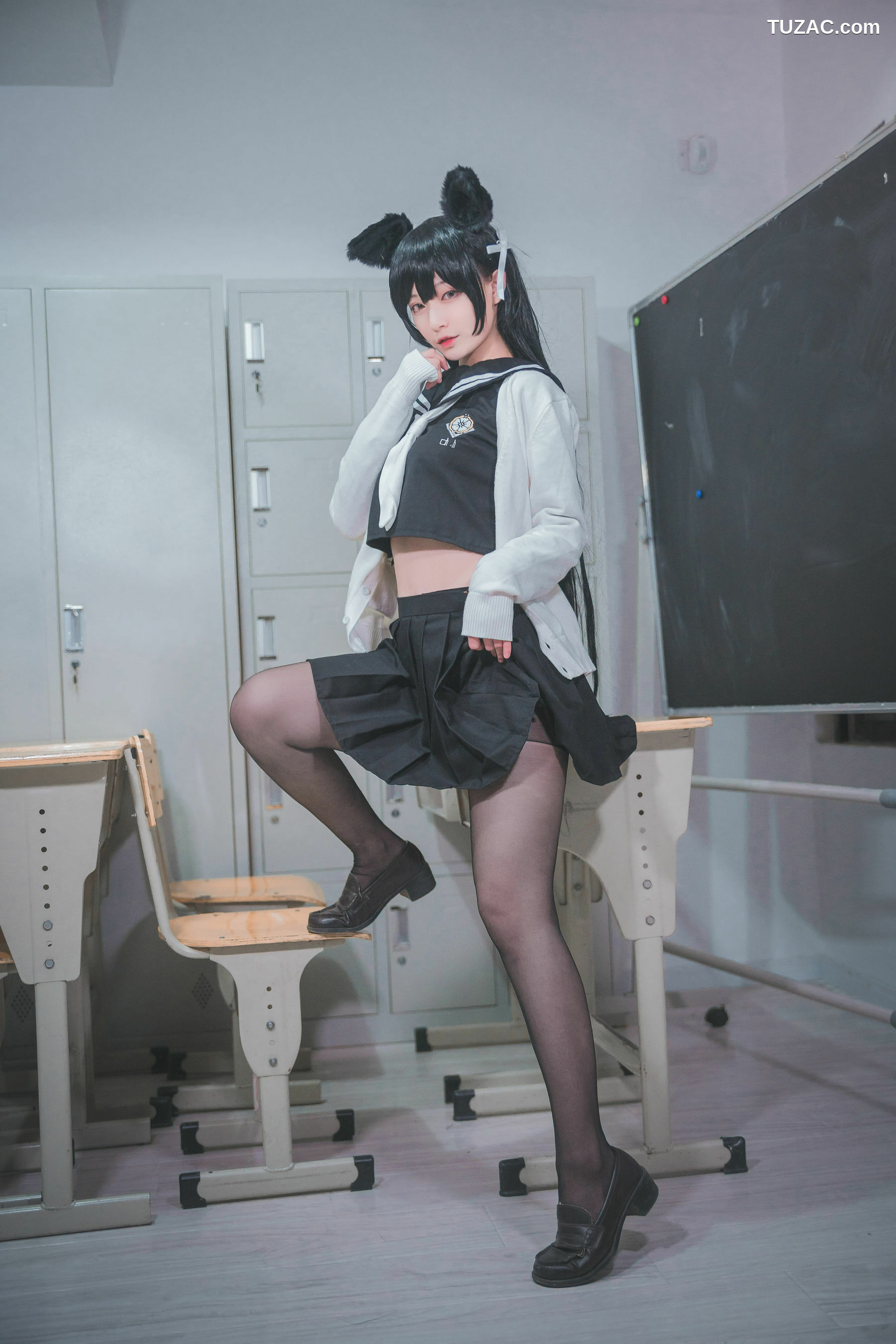 网络美女_ 铁板烧鬼舞w 《爱宕jk》 写真集[12P]