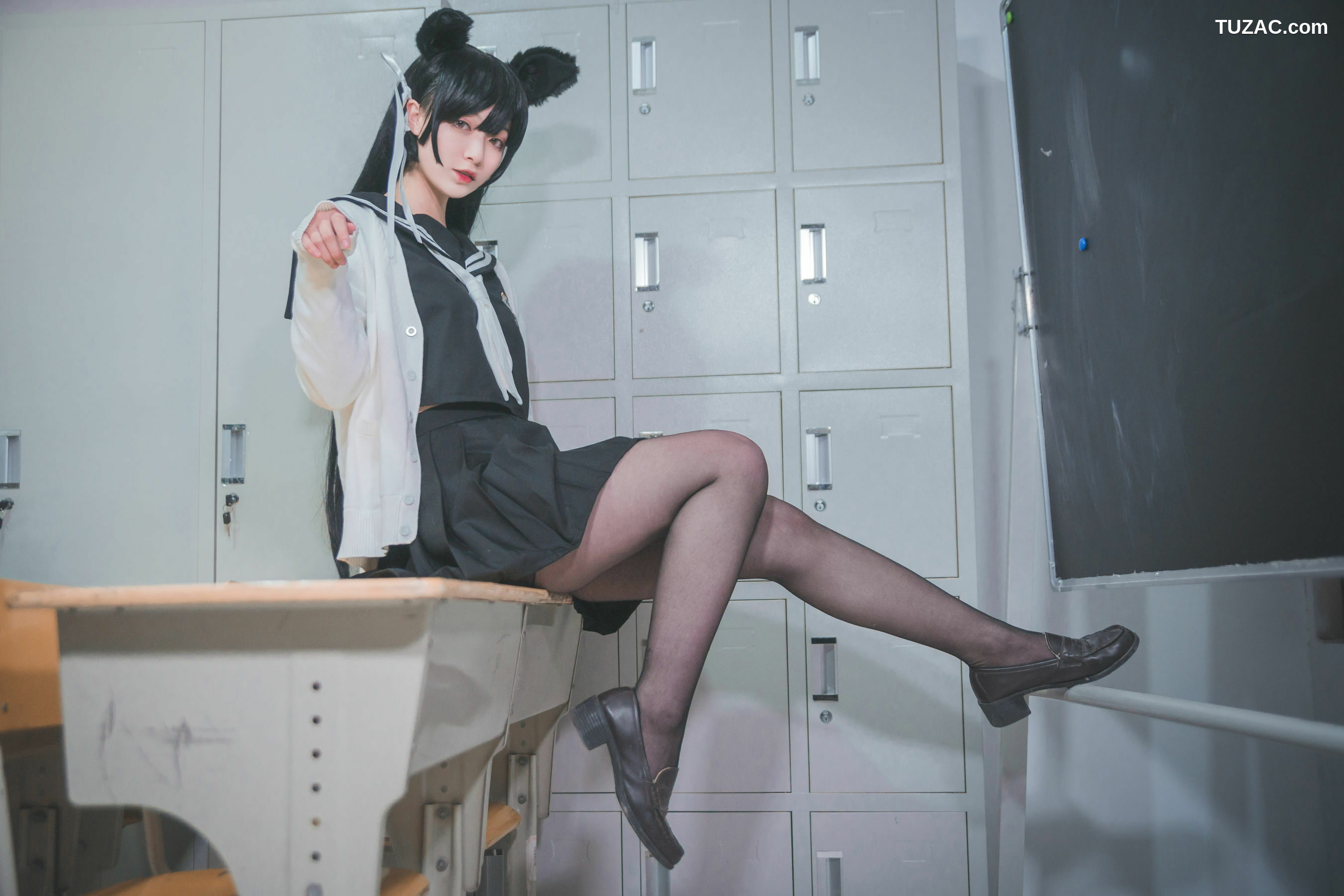 网络美女_ 铁板烧鬼舞w 《爱宕jk》 写真集[12P]