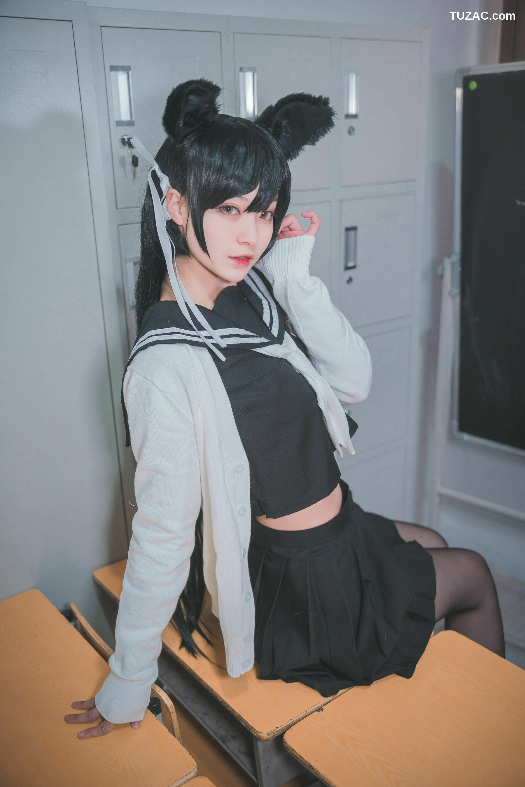 网络美女_ 铁板烧鬼舞w 《爱宕jk》 写真集[12P]