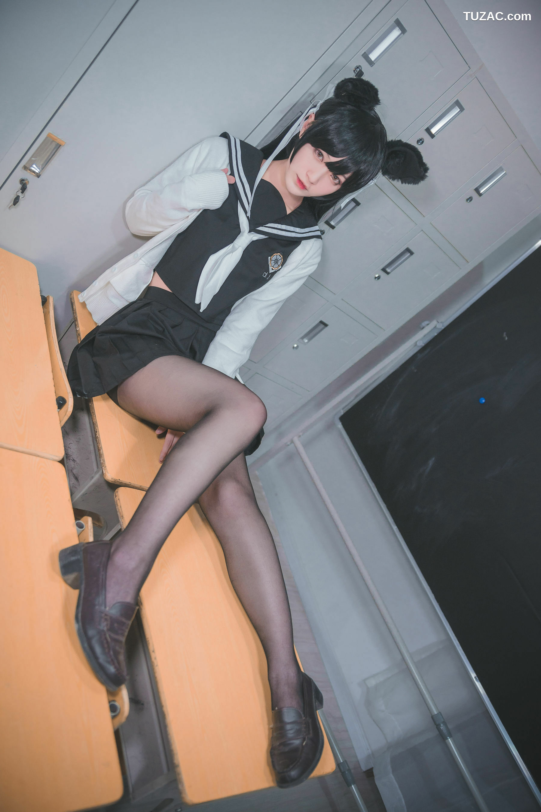 网络美女_ 铁板烧鬼舞w 《爱宕jk》 写真集[12P]