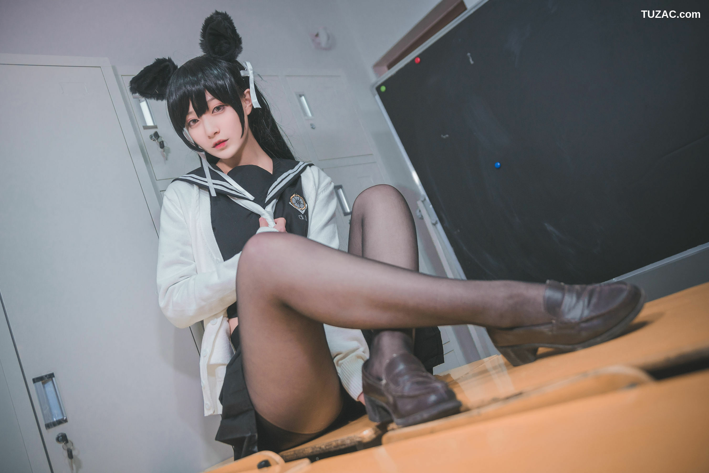 网络美女_ 铁板烧鬼舞w 《爱宕jk》 写真集[12P]