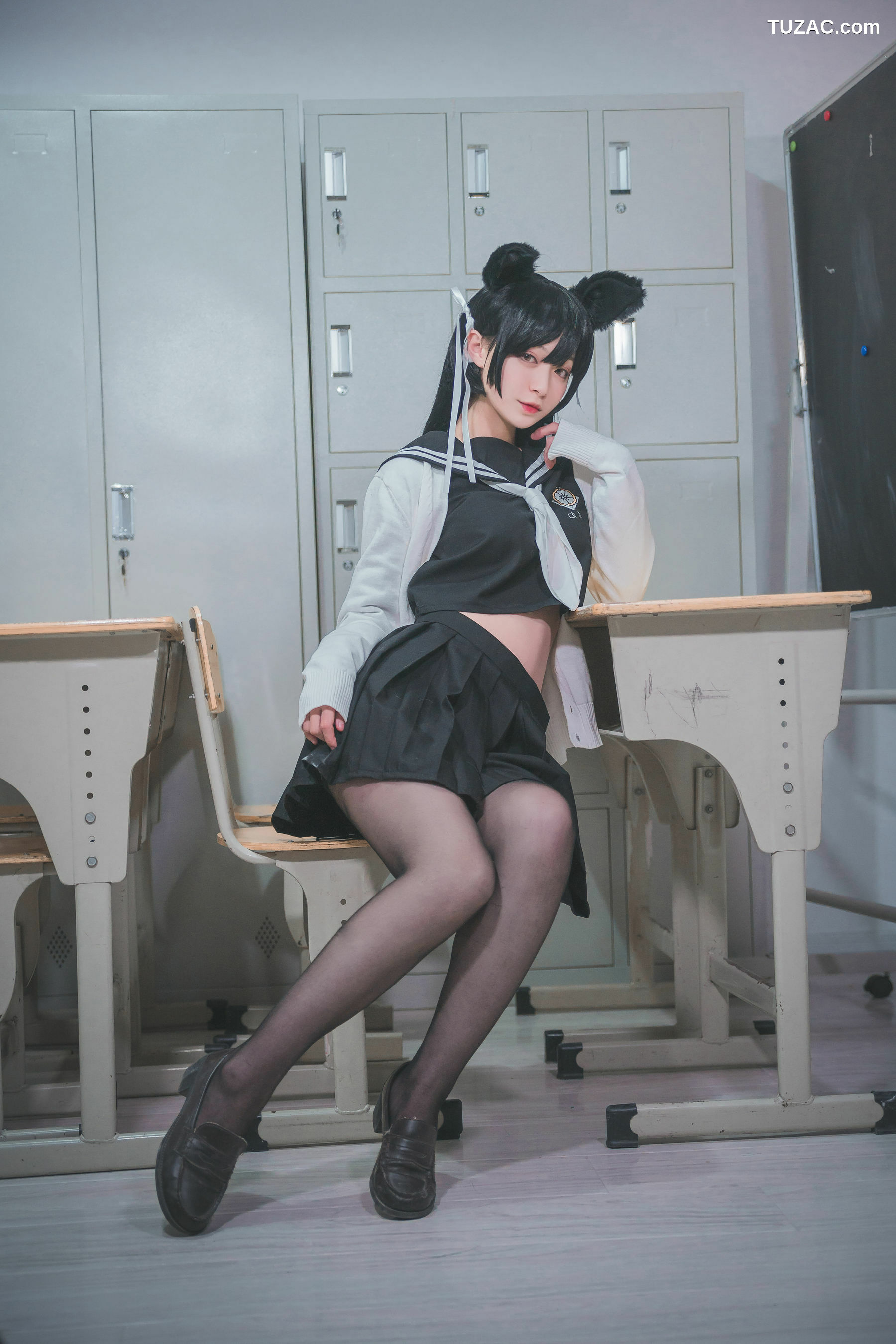 网络美女_ 铁板烧鬼舞w 《爱宕jk》 写真集[12P]