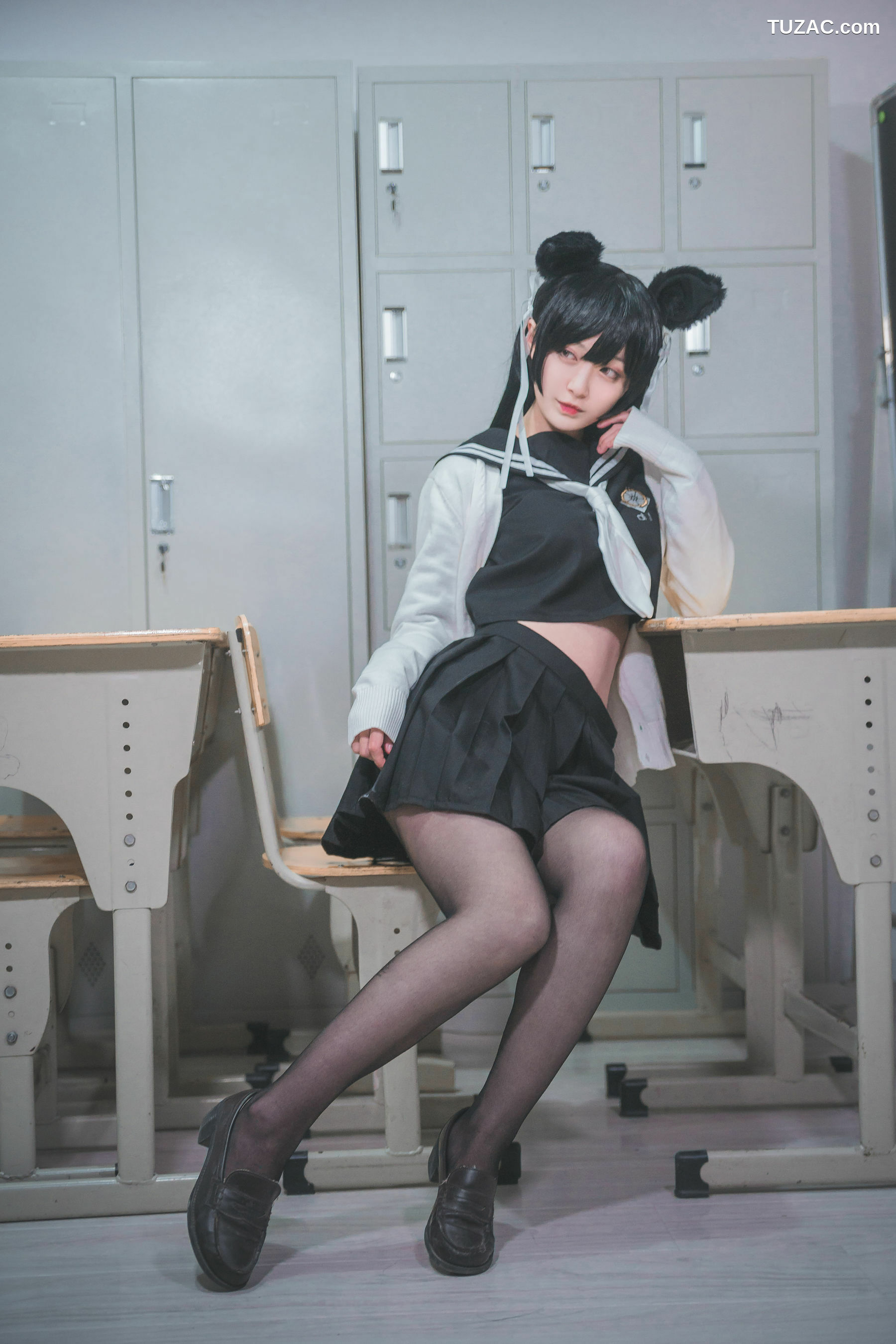 网络美女_ 铁板烧鬼舞w 《爱宕jk》 写真集[12P]