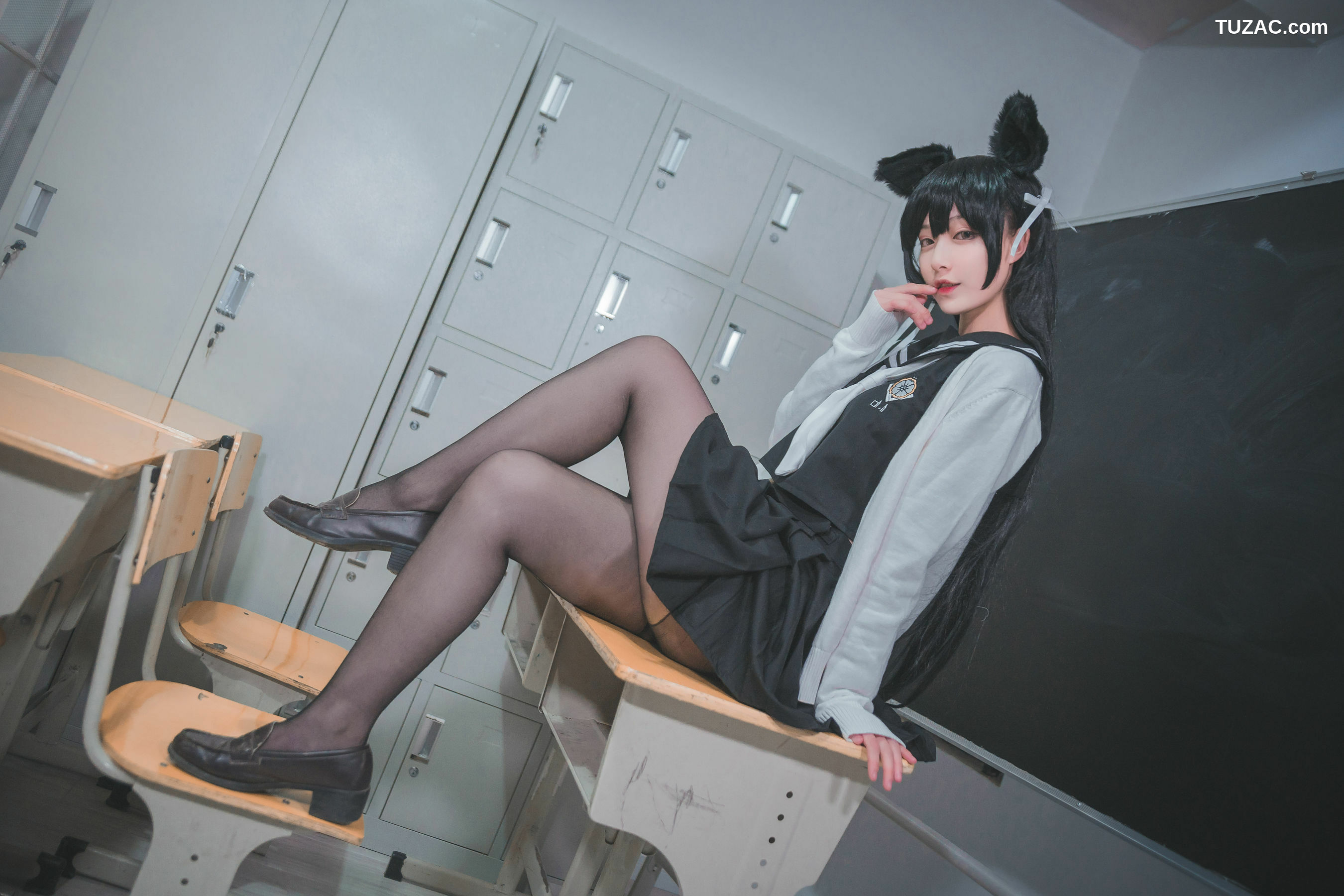 网络美女_ 铁板烧鬼舞w 《爱宕jk》 写真集[12P]