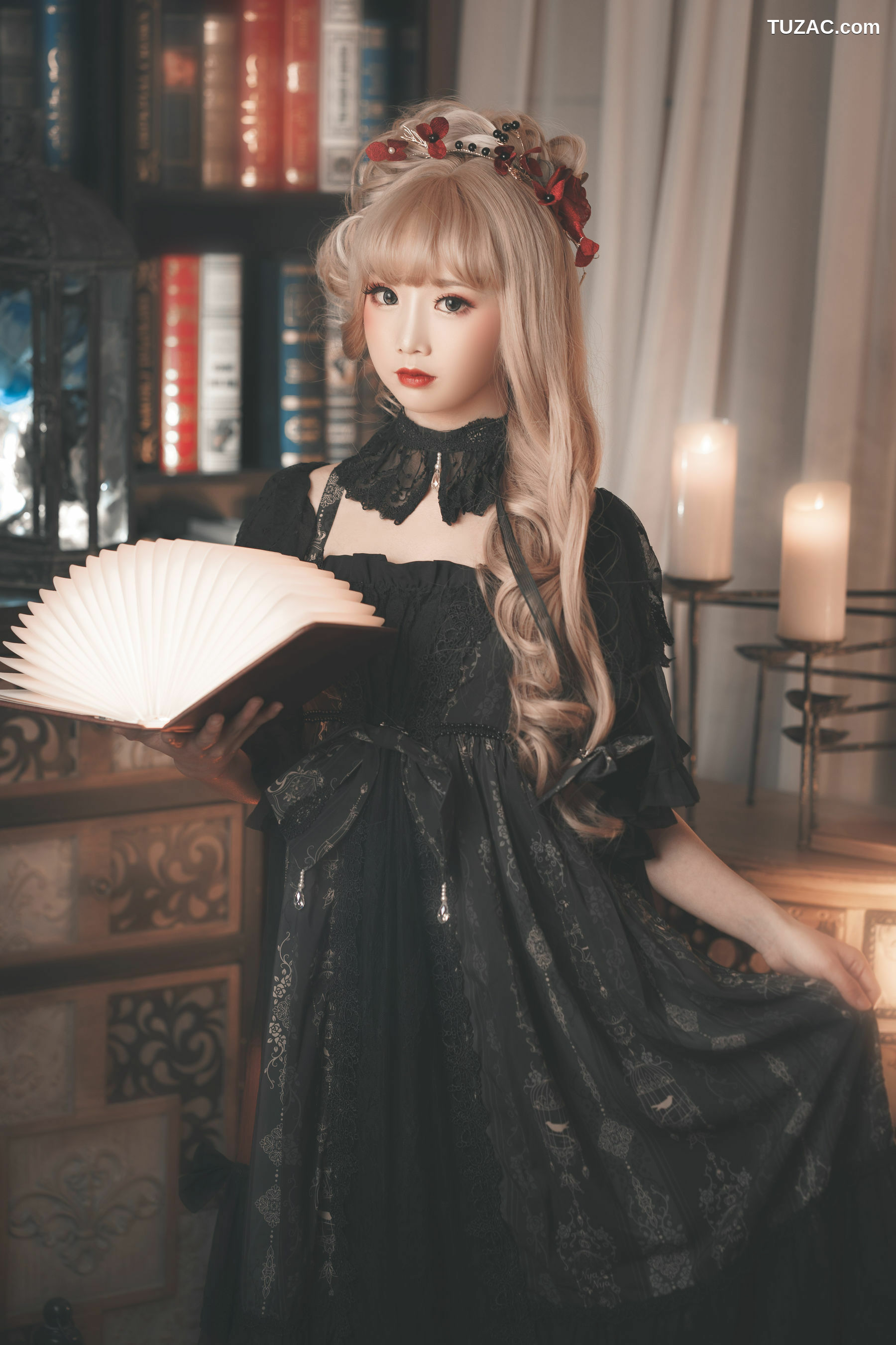 网络美女_ 面饼仙儿 《十六夜颂歌》 写真集[12P]