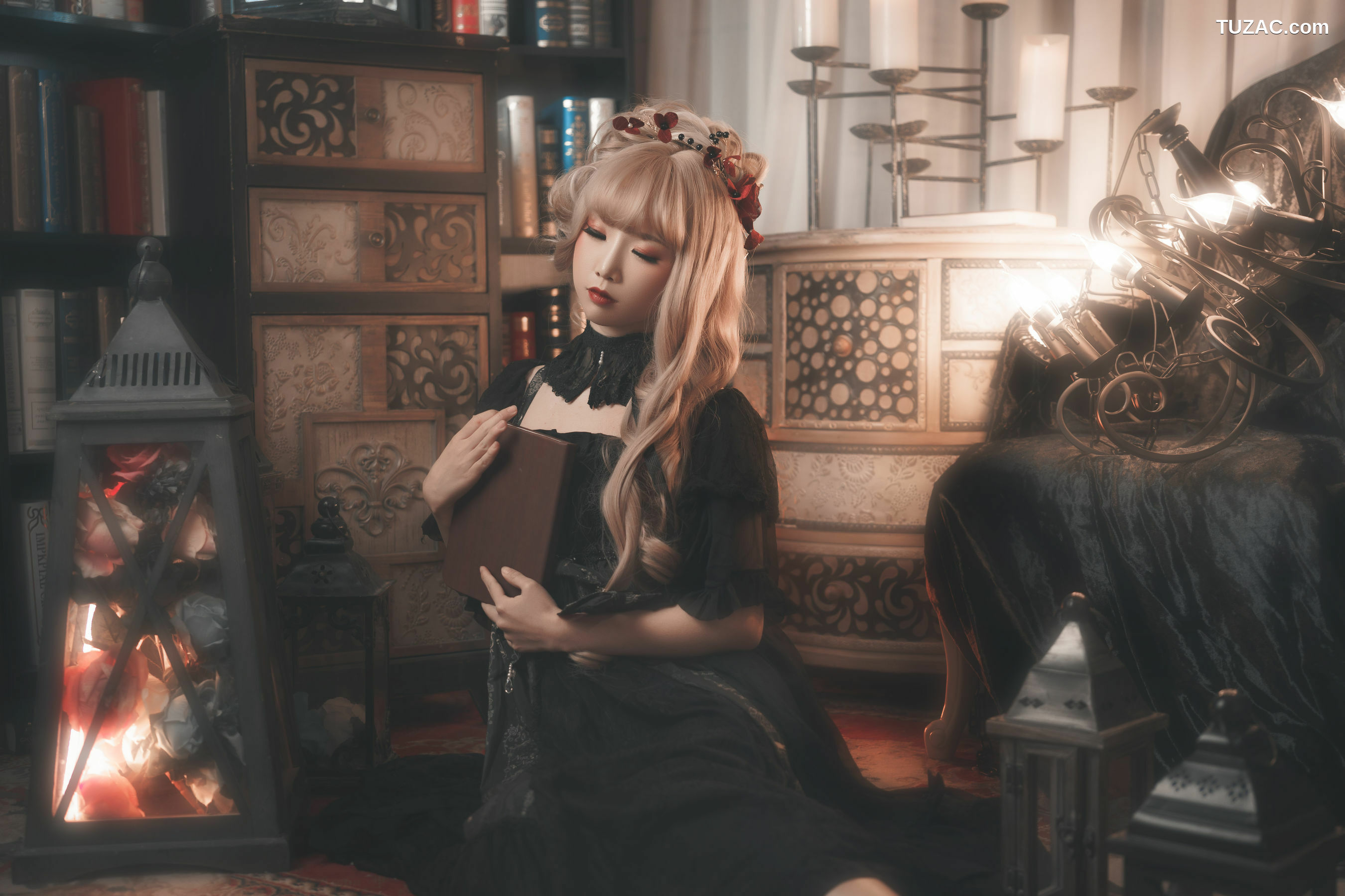 网络美女_ 面饼仙儿 《十六夜颂歌》 写真集[12P]