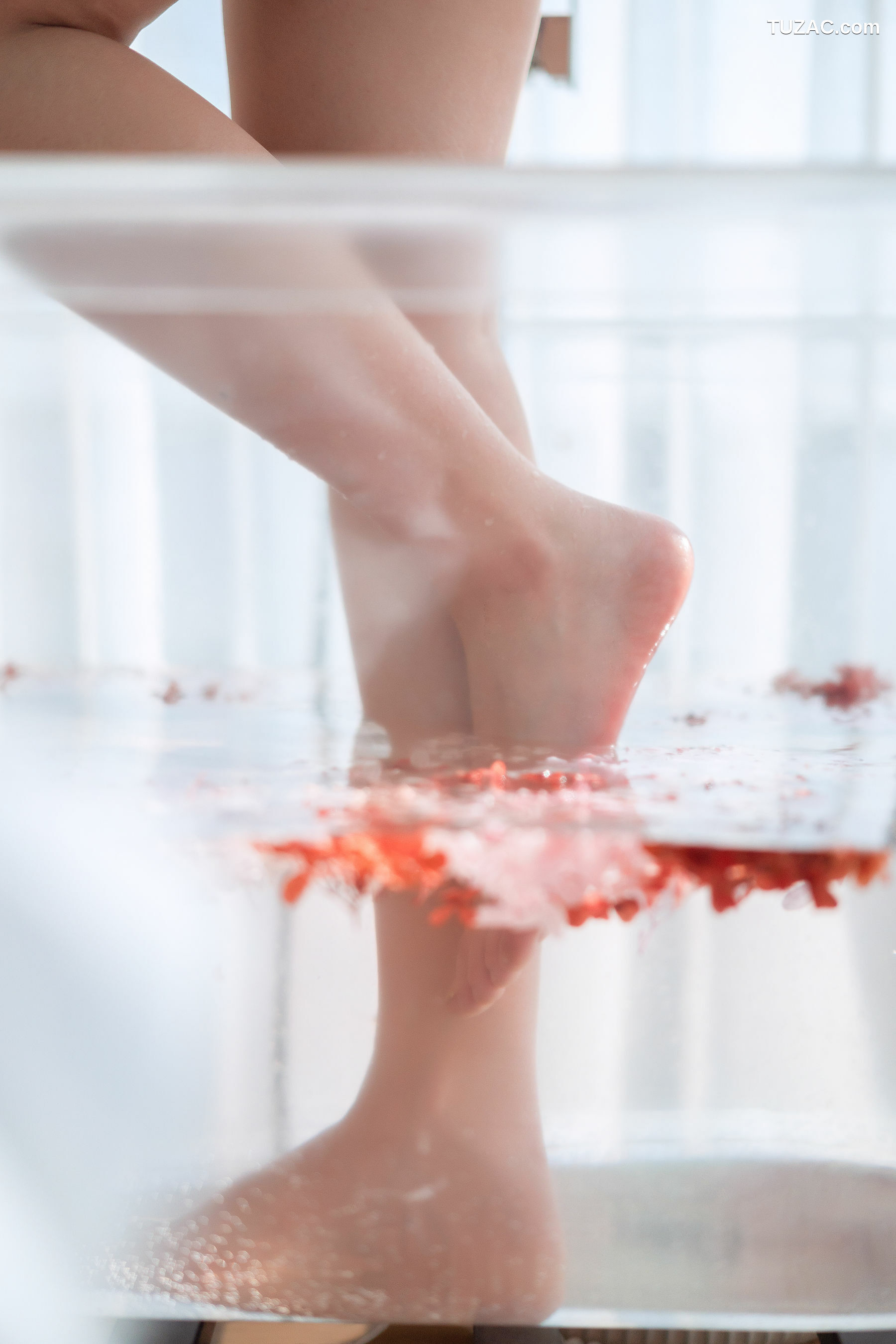 网络美女_COS福利姬镜酱 《私奔之泳衣》 写真集