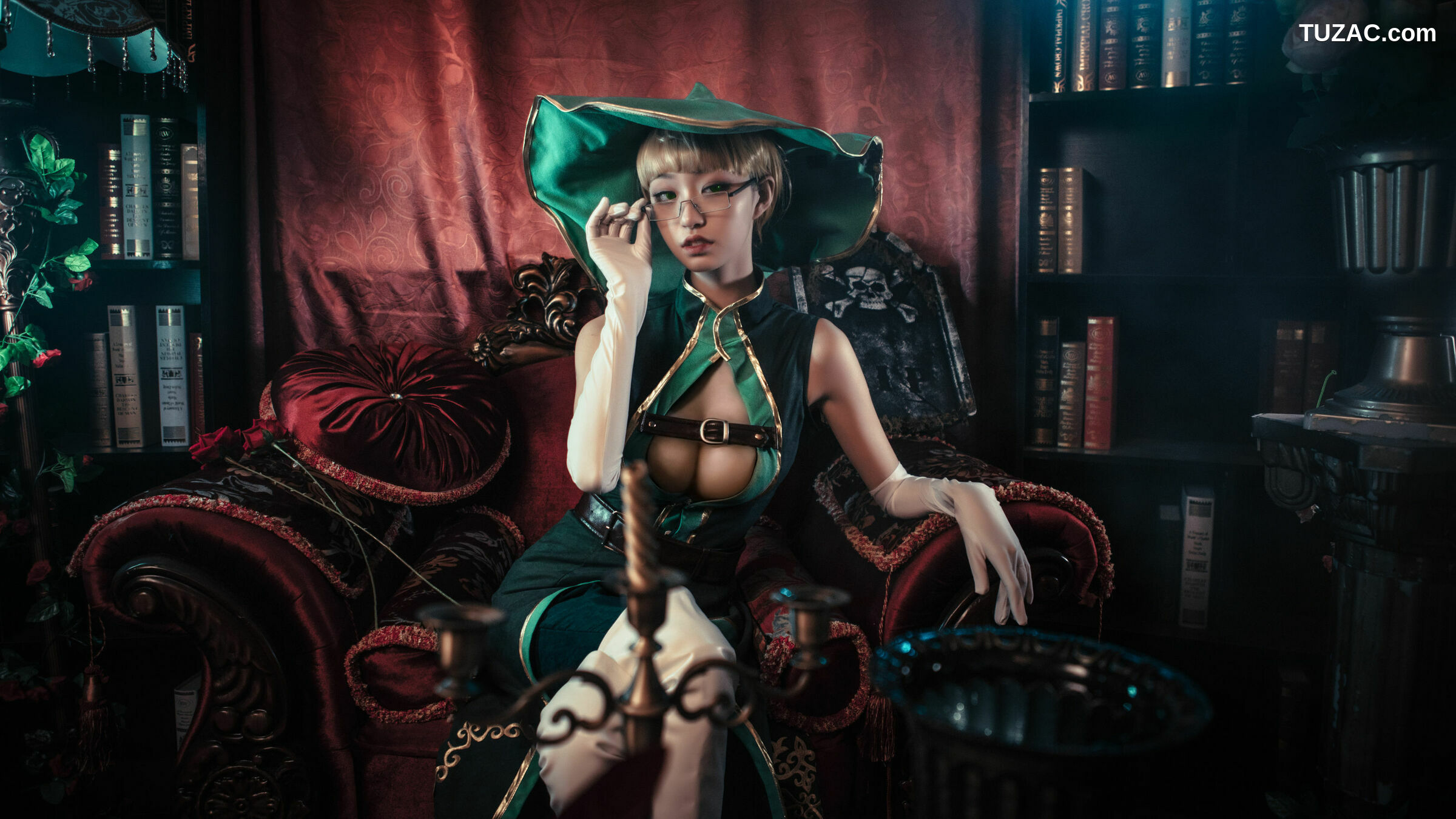 网络美女_COS萌妹沧霁桔梗 - 赫本